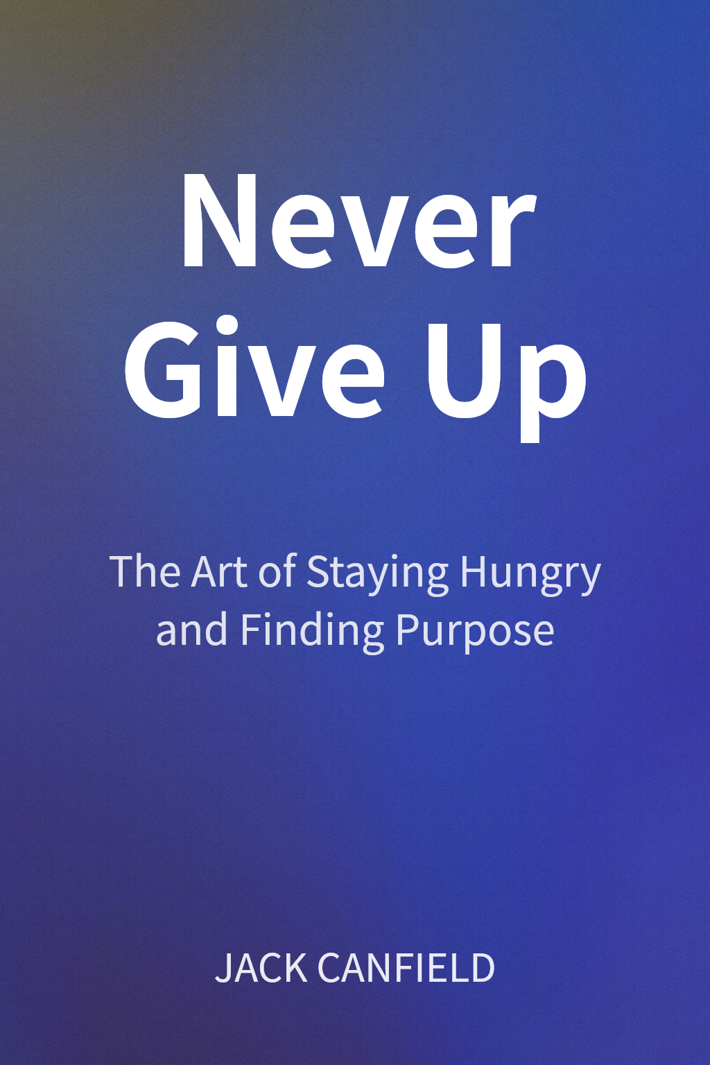 Never Give Up cover