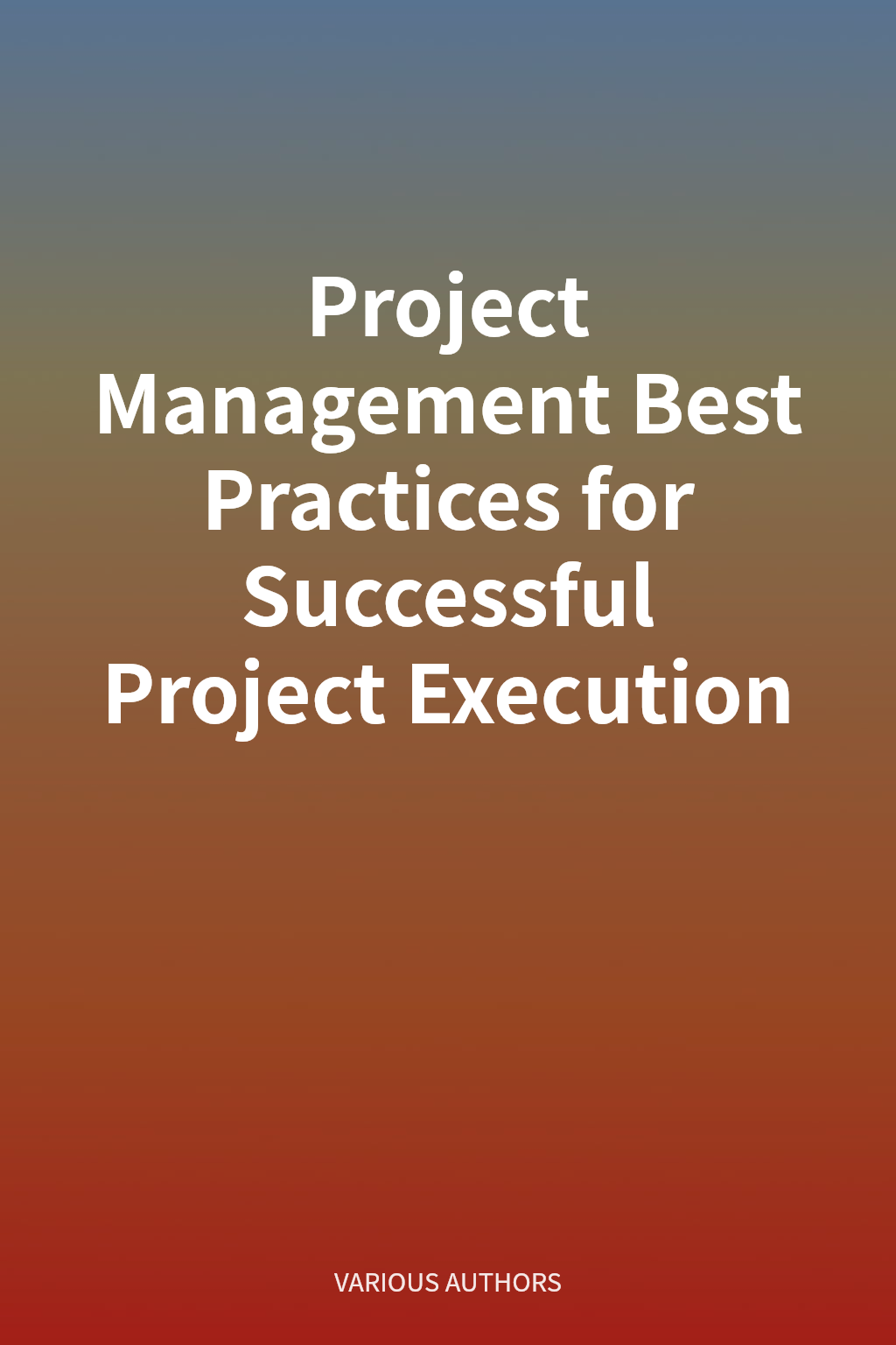 Project Management Best Practices for Successful Project Execution cover