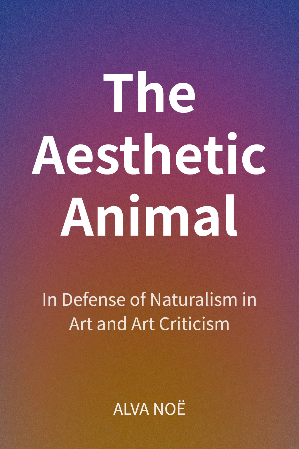 The Aesthetic Animal cover