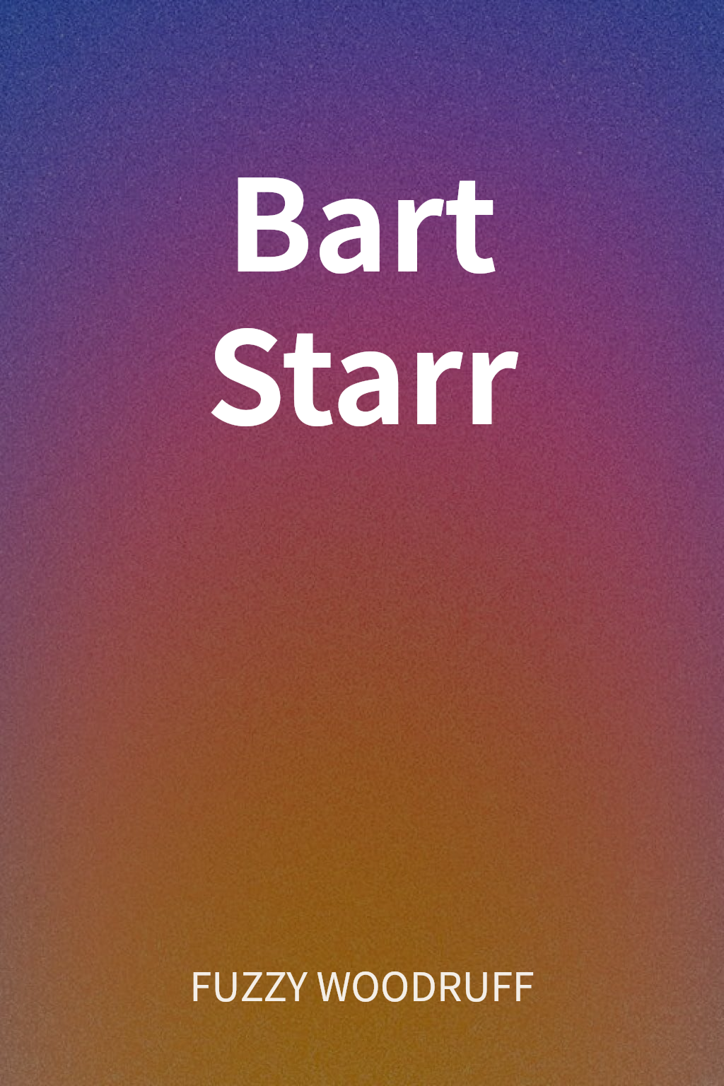 Bart Starr cover