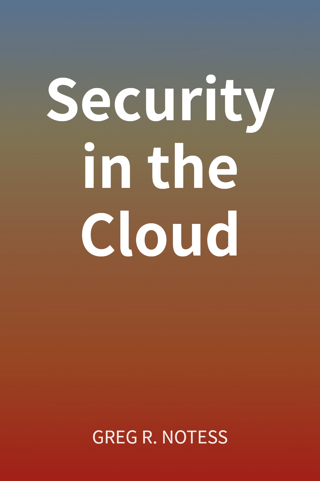 Security in the Cloud cover