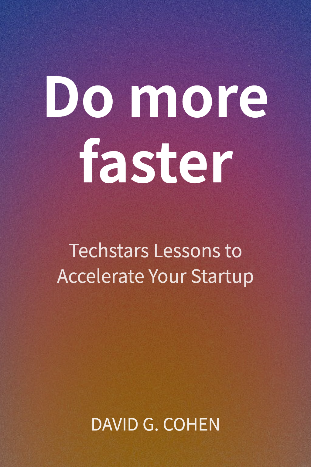Do more faster cover