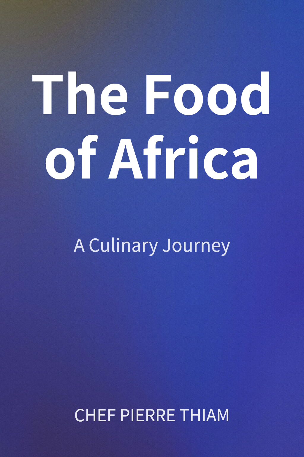 The Food of Africa cover