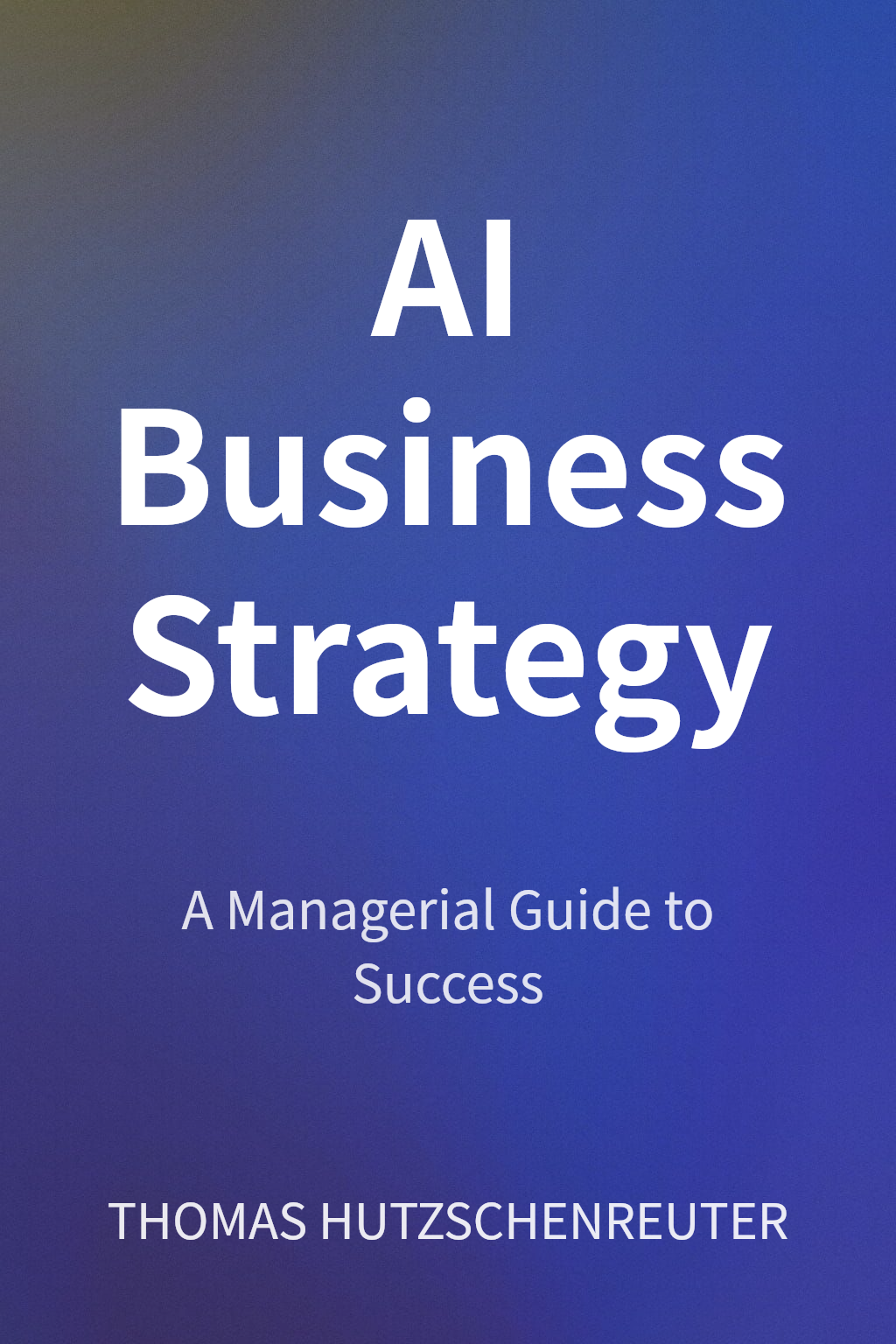 AI Business Strategy cover