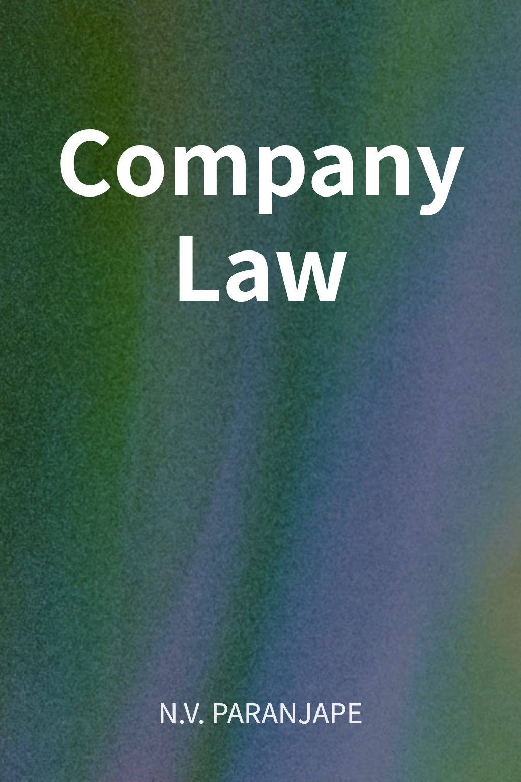 Company Law cover
