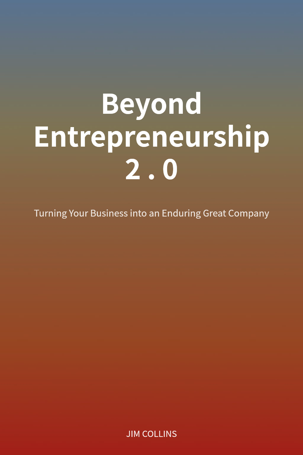 Beyond Entrepreneurship 2.0 cover