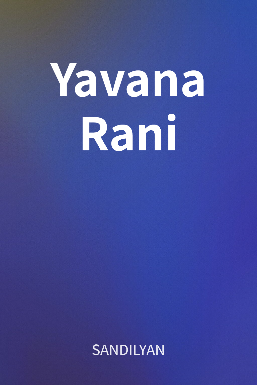 Yavana Rani cover
