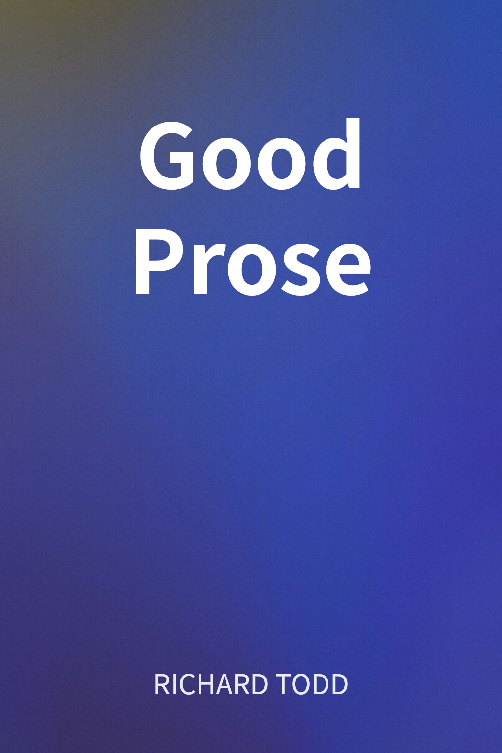 Good Prose cover