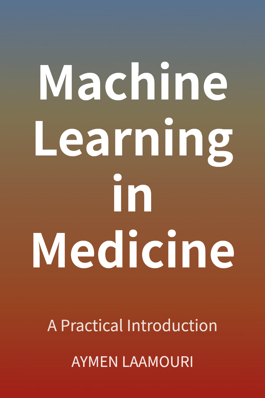Machine Learning in Medicine cover