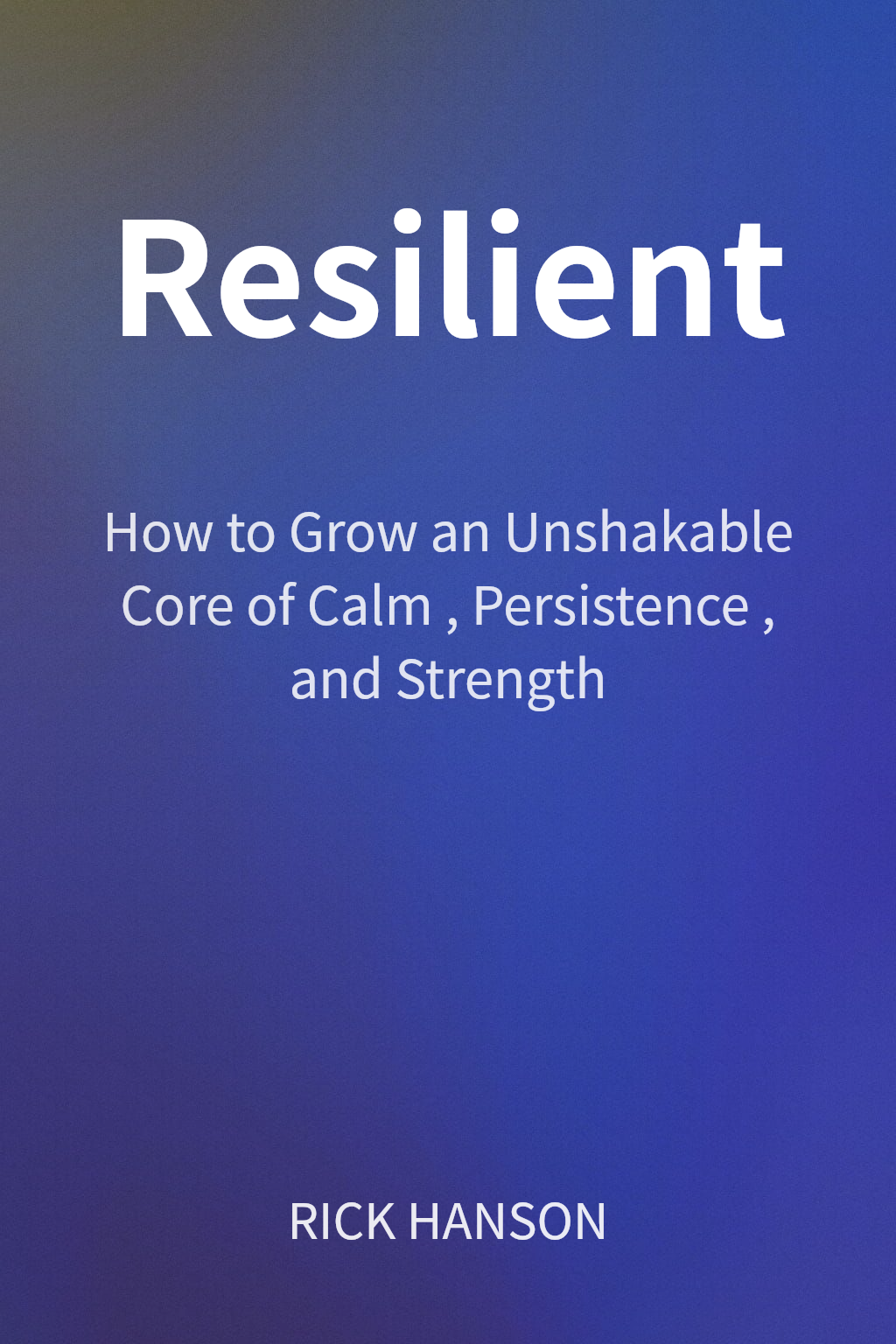 Resilient cover