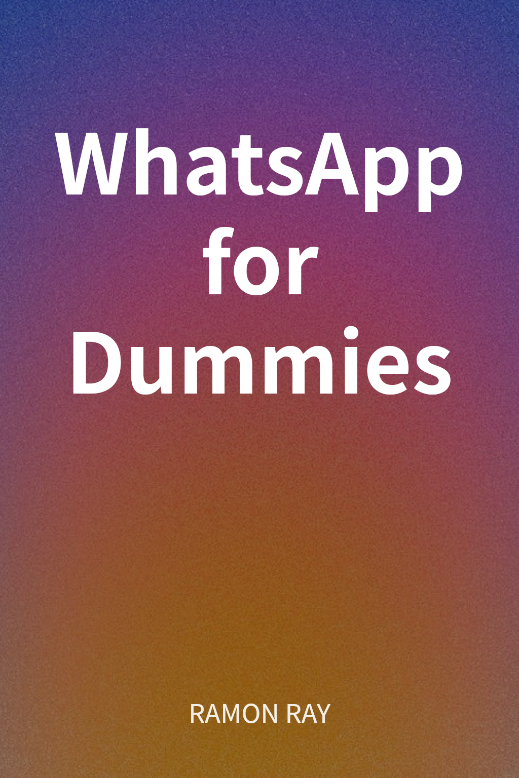 WhatsApp for Dummies cover