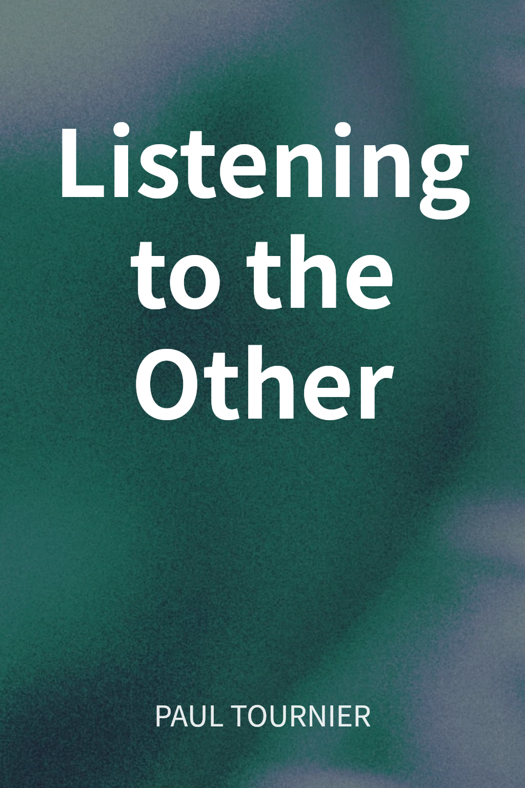 Listening to the Other cover