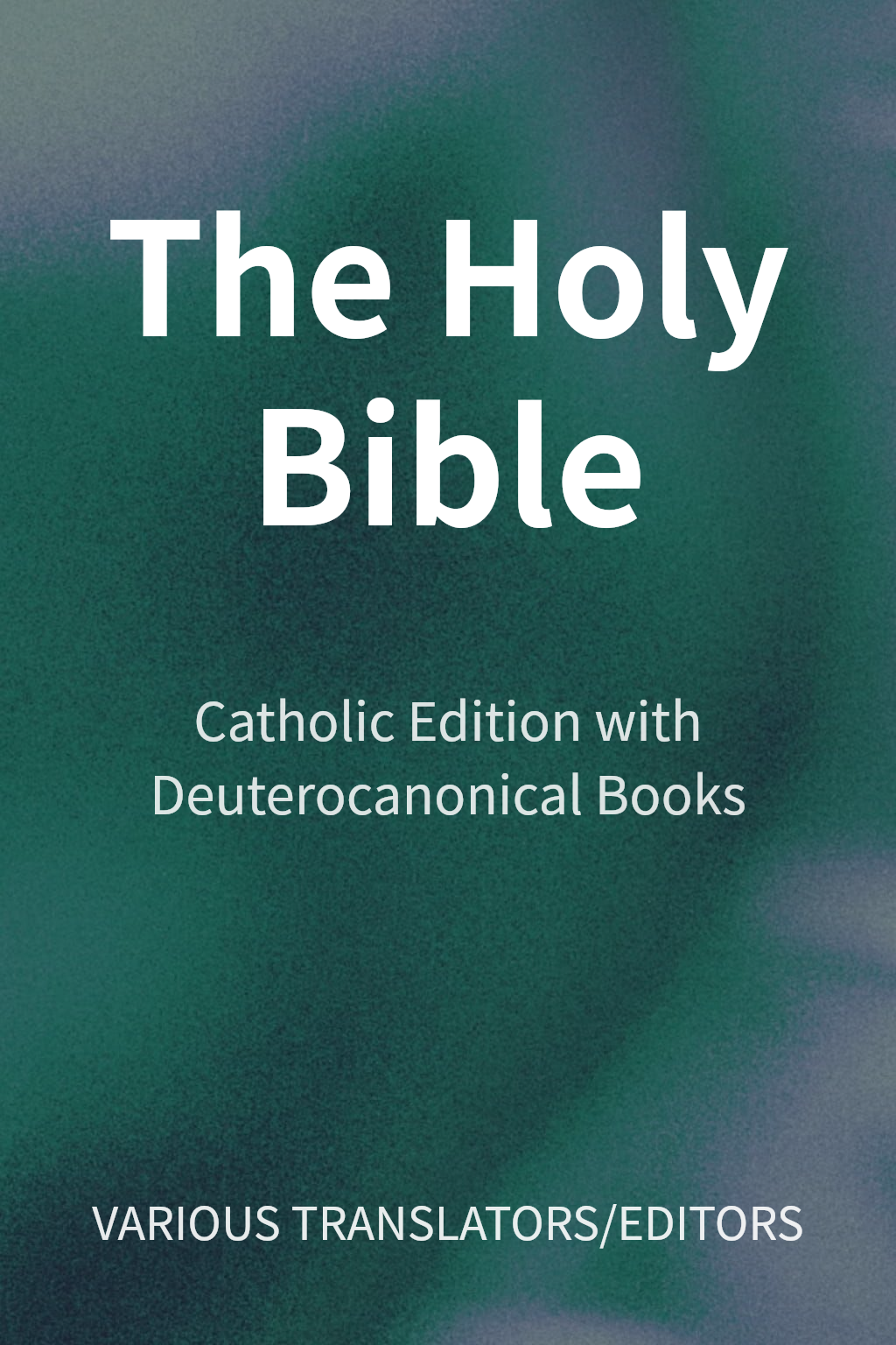 The Holy Bible cover