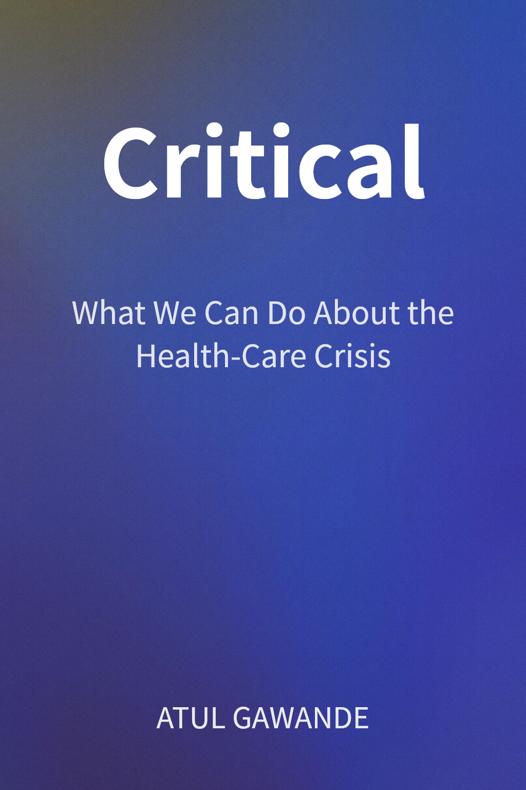 Critical cover