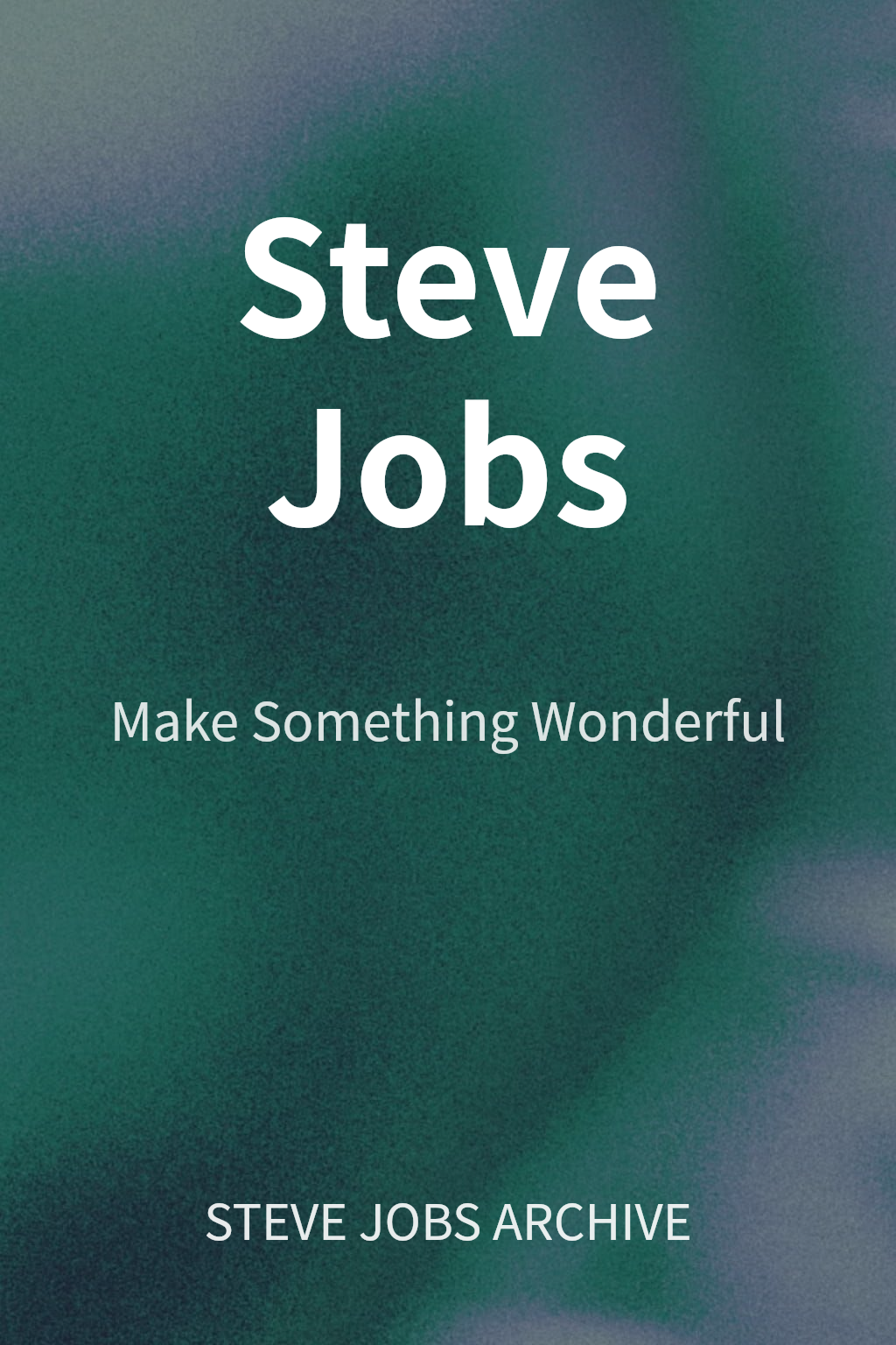 Steve Jobs cover