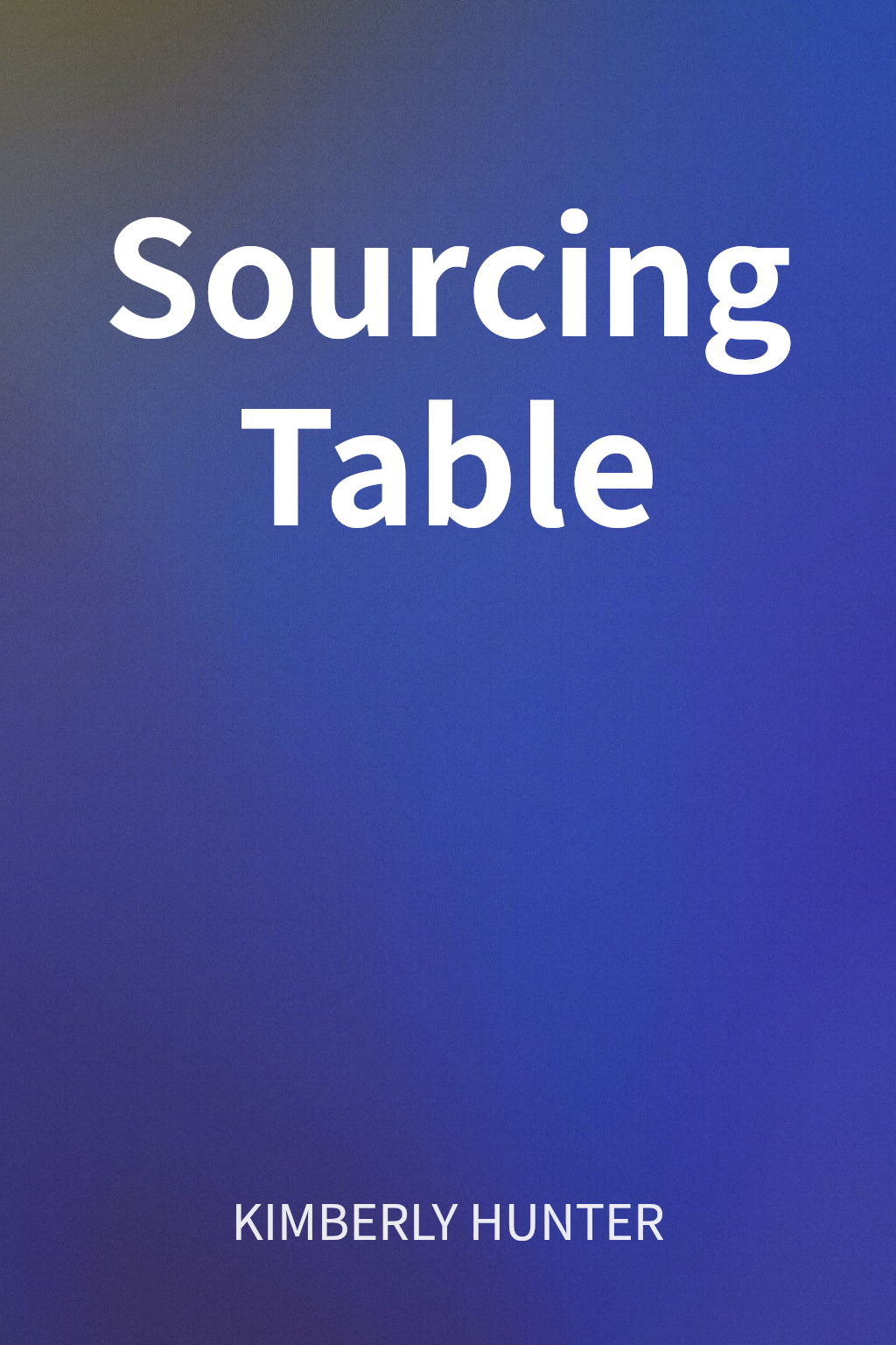 Sourcing Table cover