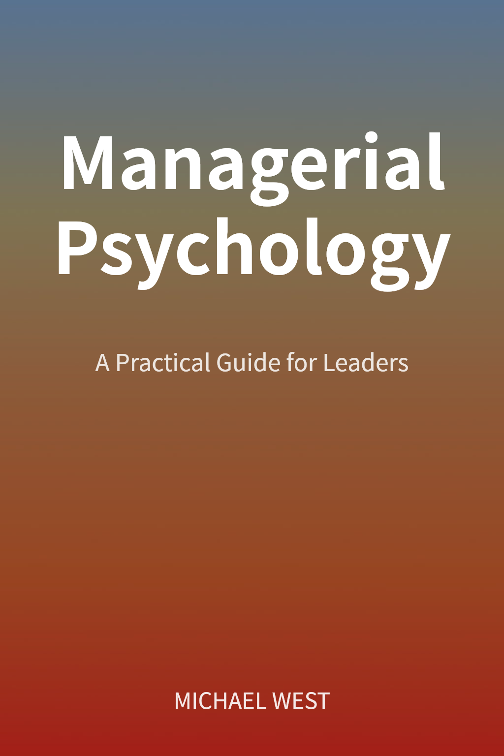 Managerial Psychology cover