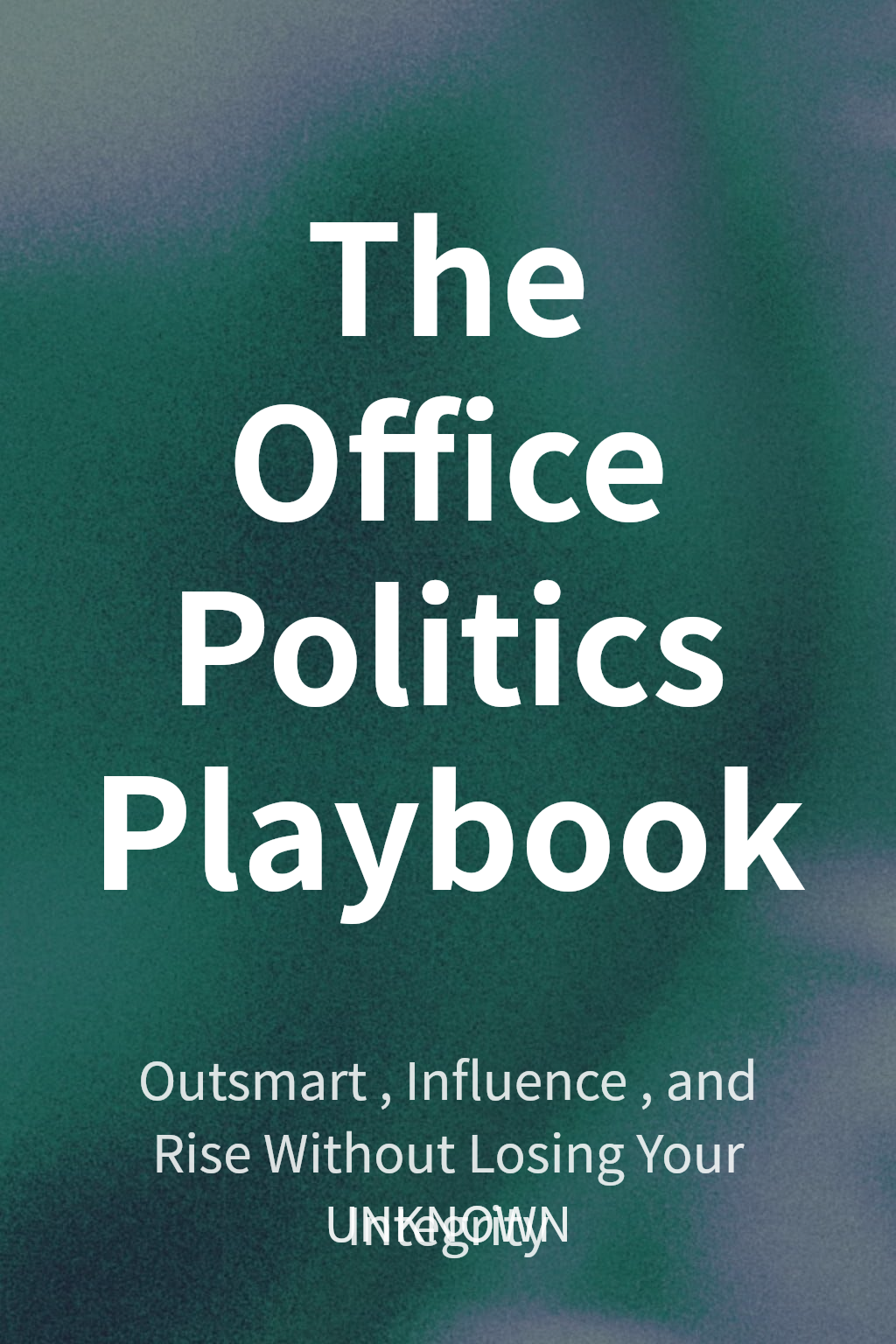 The Office Politics Playbook cover