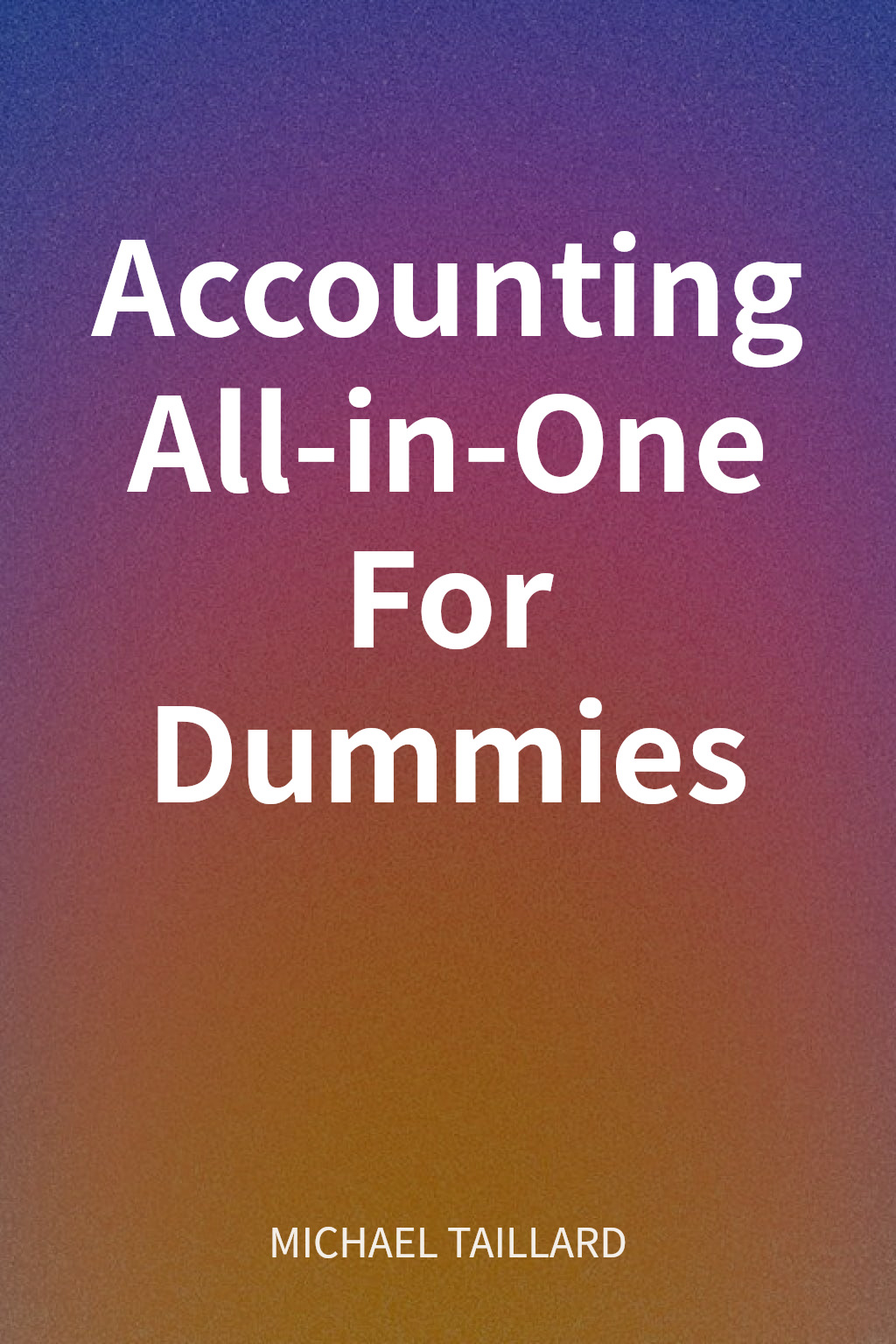 Accounting All-in-One For Dummies cover