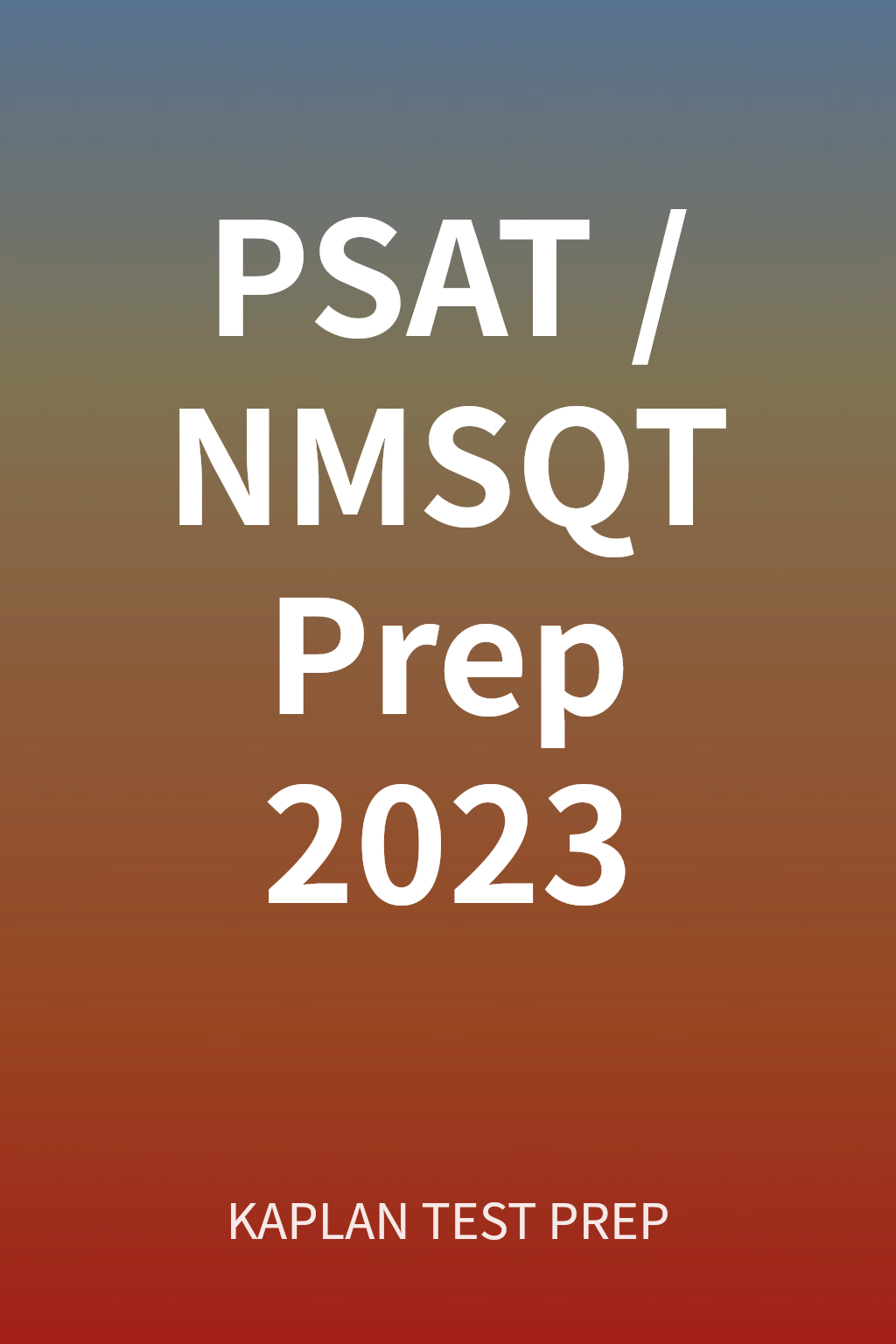 PSAT/NMSQT Prep 2023 cover