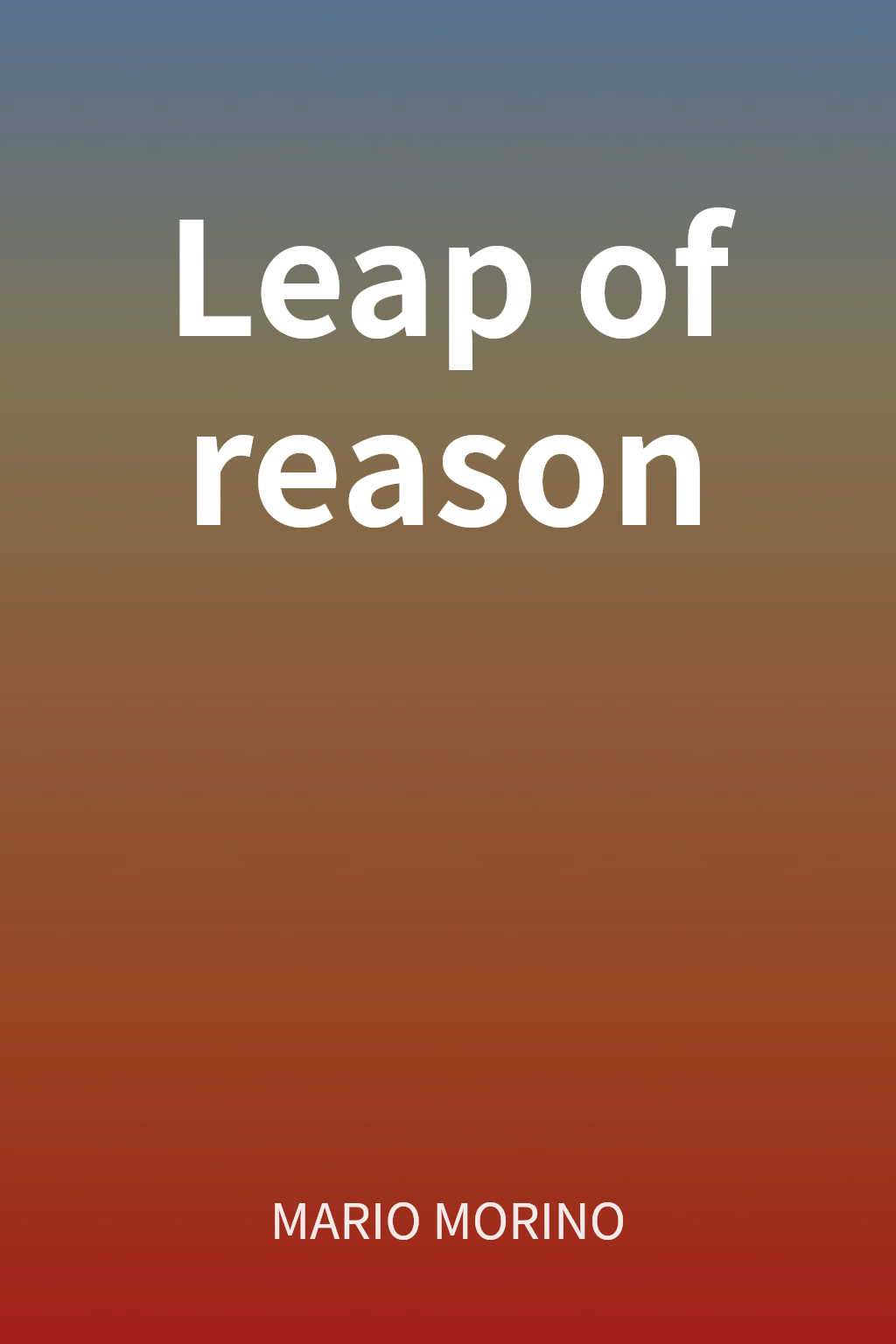 Leap of reason 封面