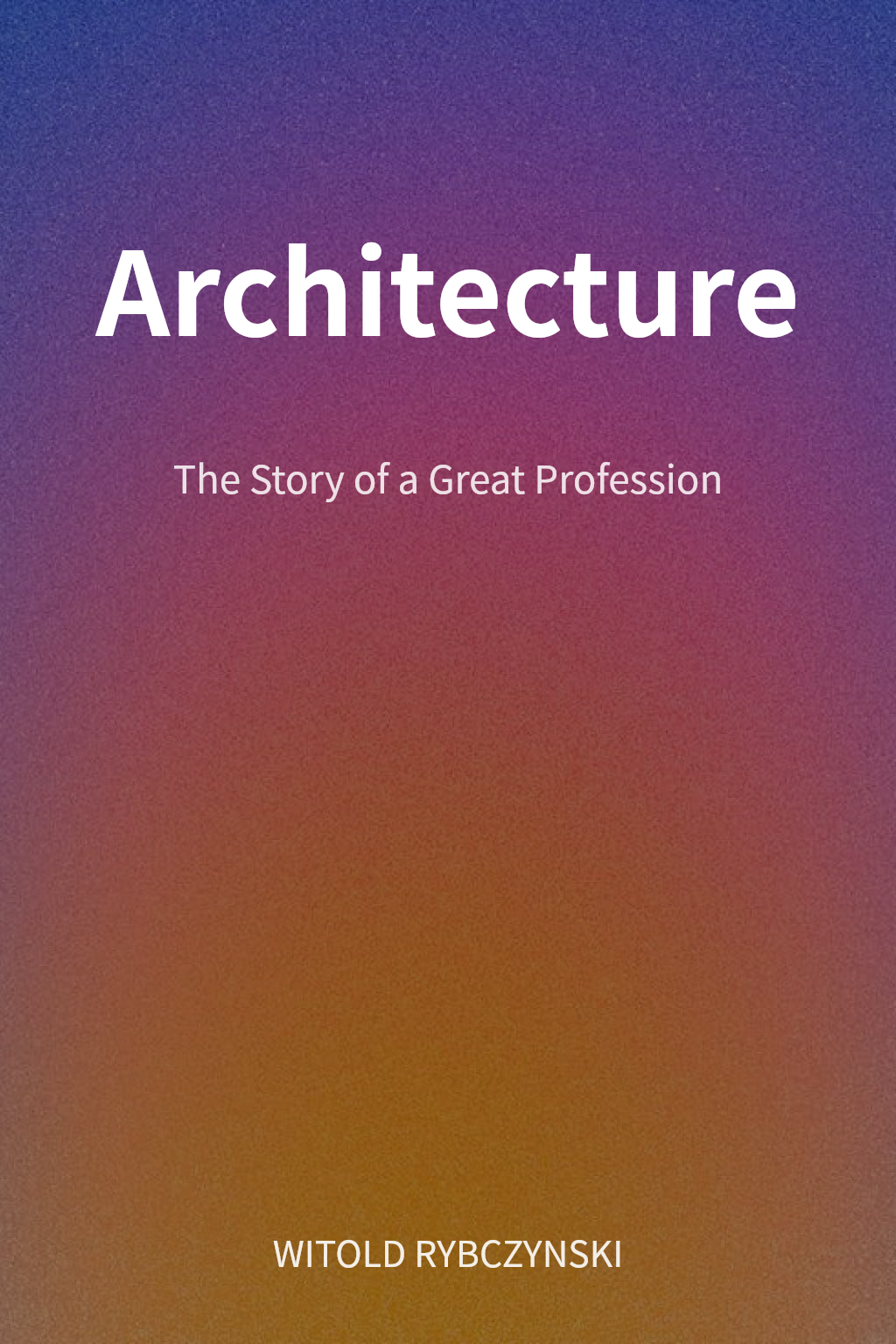 Architecture cover