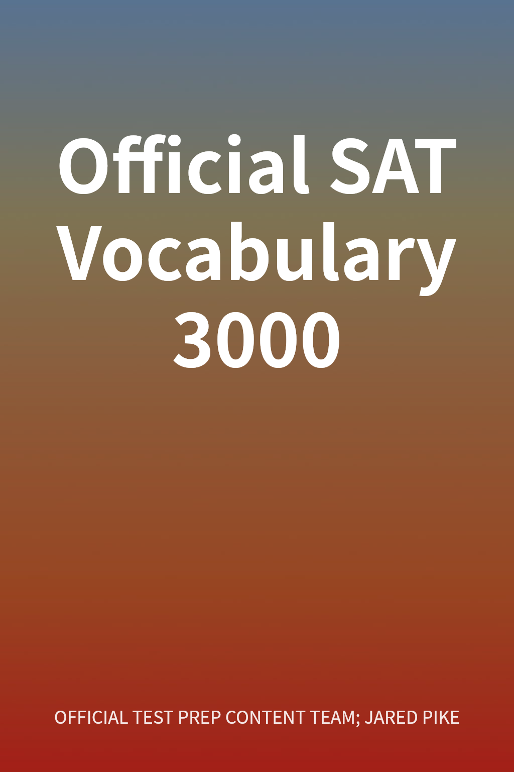 Official SAT Vocabulary 3000 cover