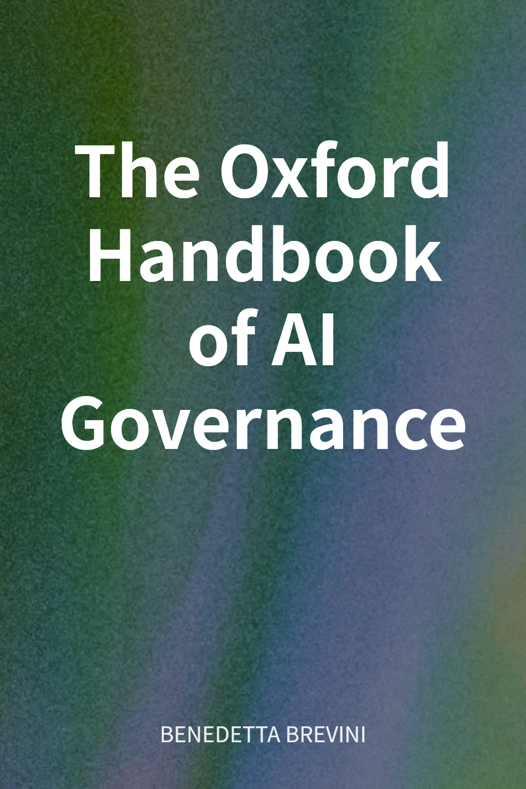 The Oxford Handbook of AI Governance cover