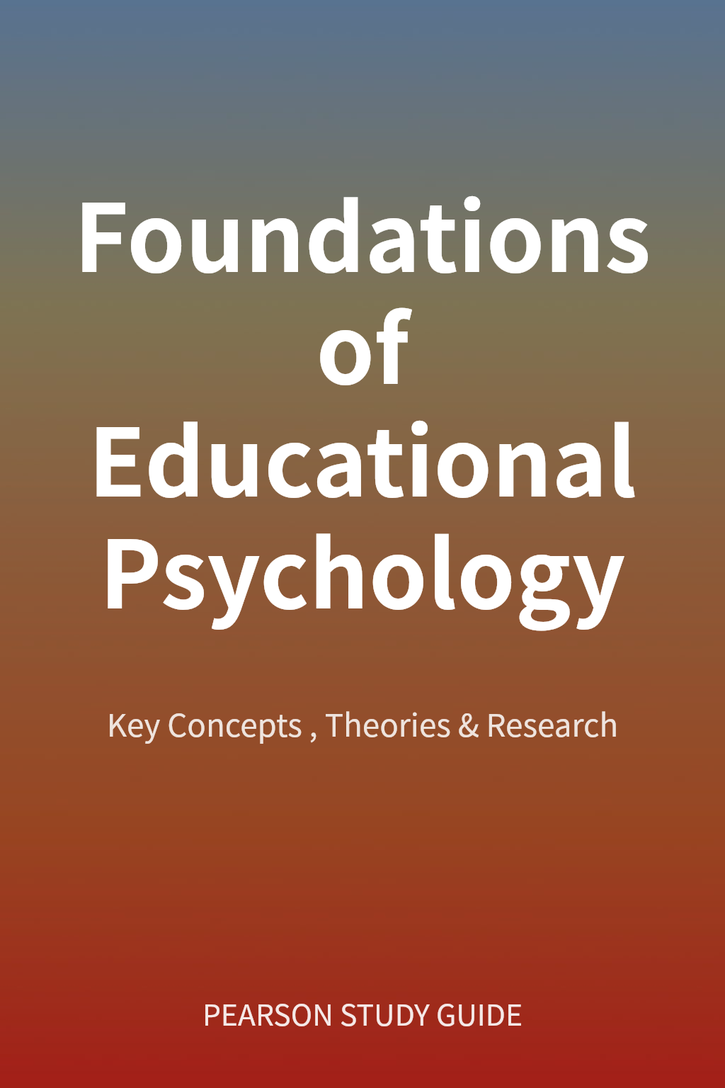 Foundations of Educational Psychology cover