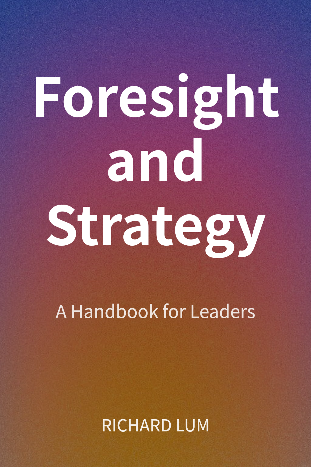 Foresight and Strategy cover