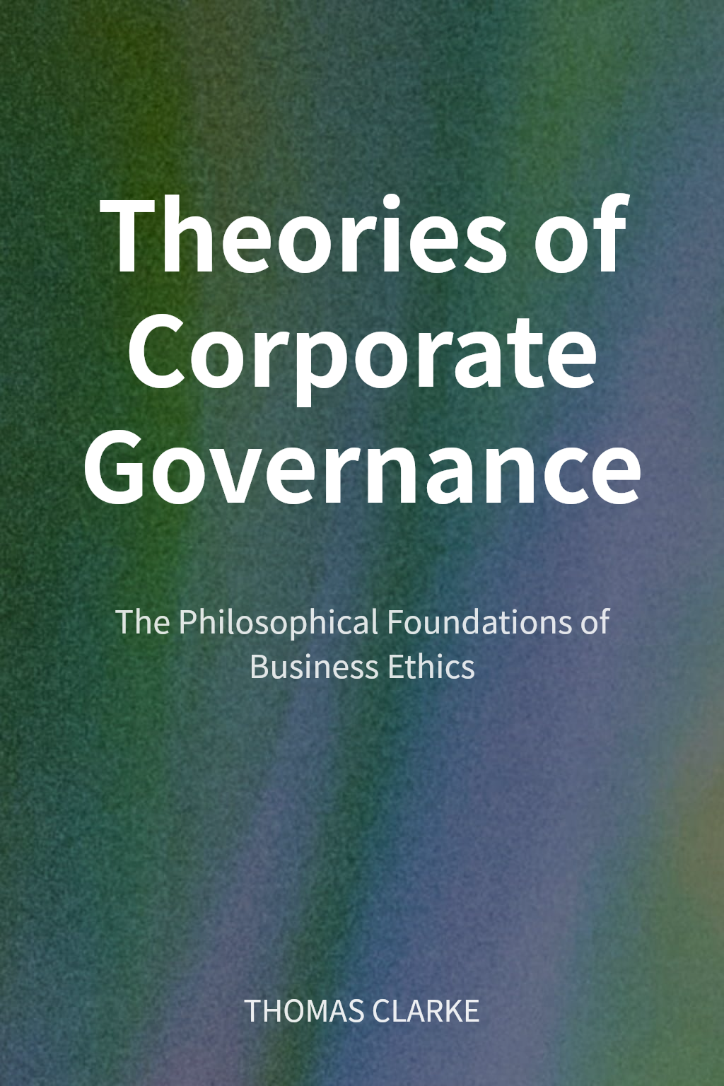Theories of Corporate Governance cover