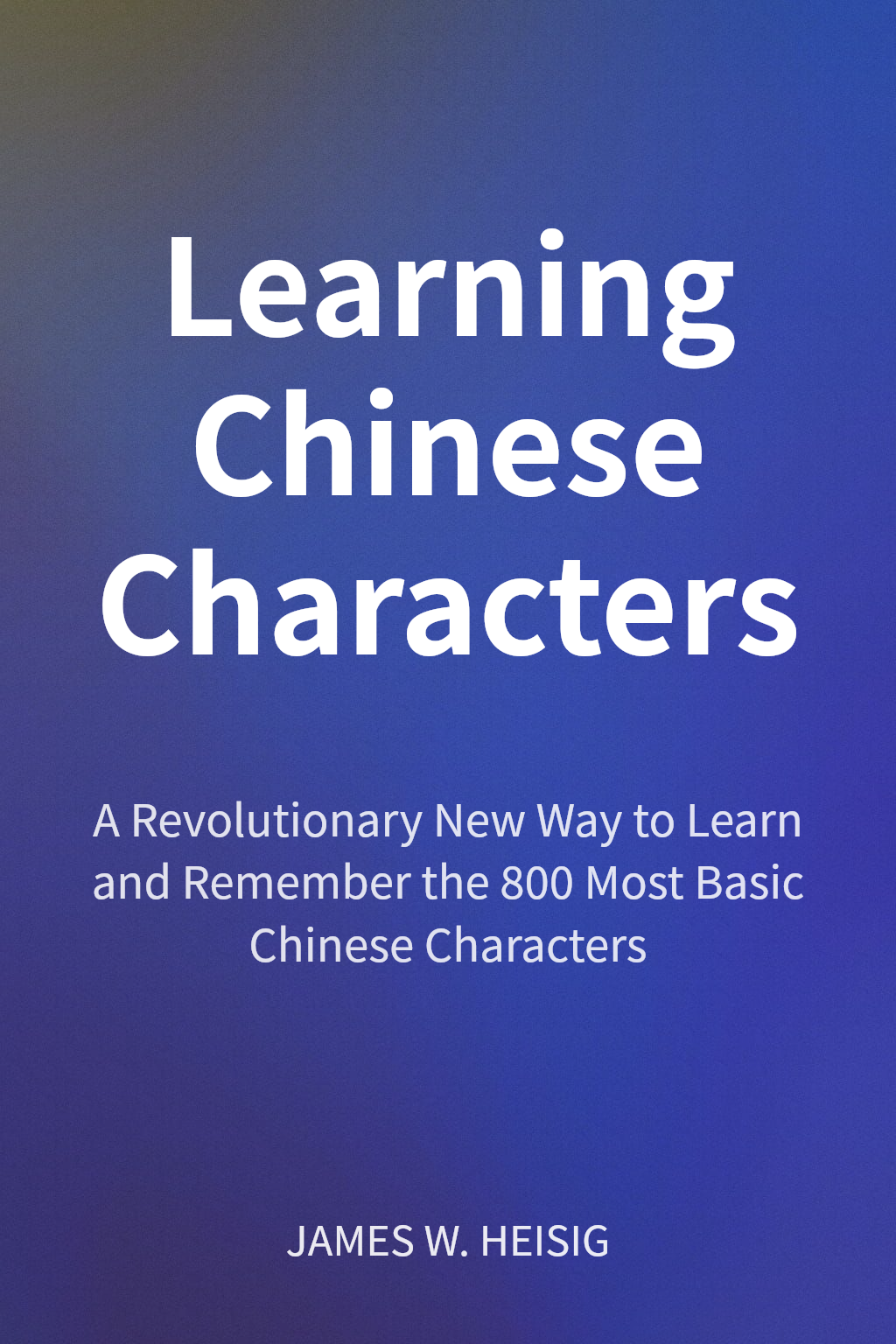Learning Chinese Characters cover
