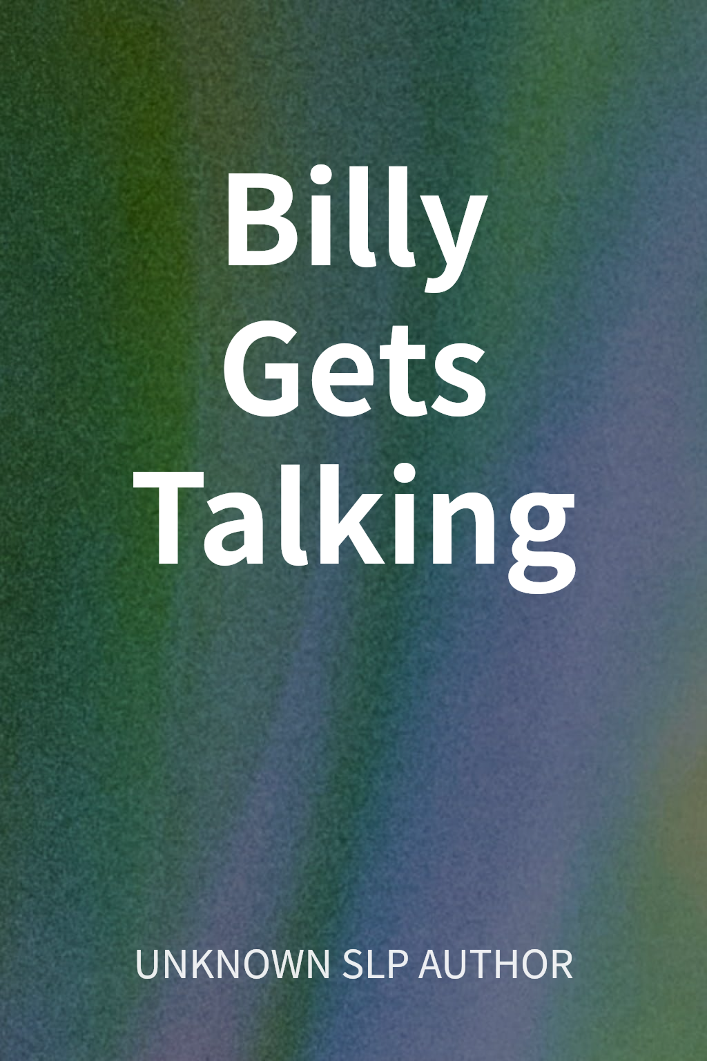 Billy Gets Talking cover