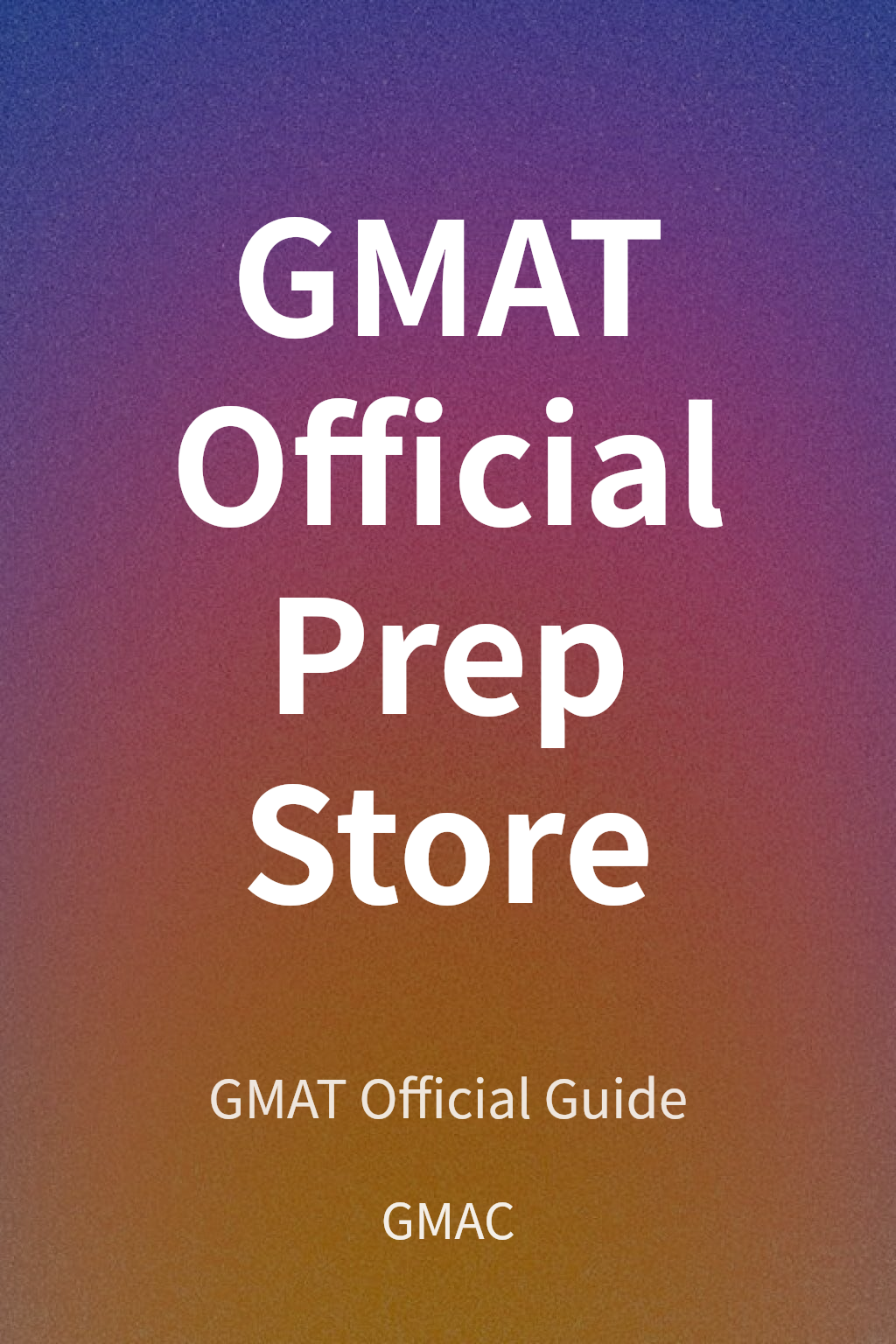 GMAT Official Prep Store cover