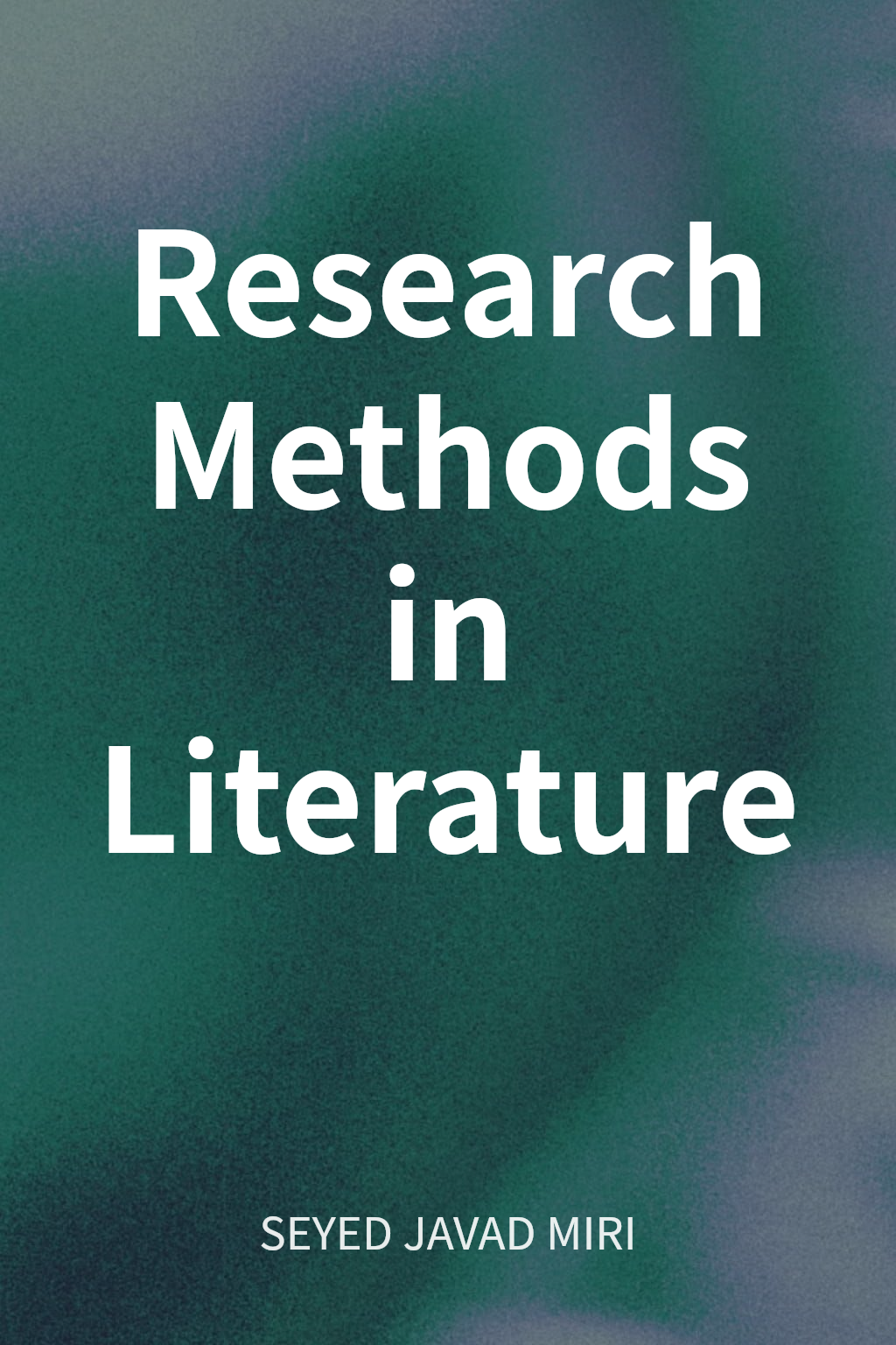 Research Methods in Literature cover