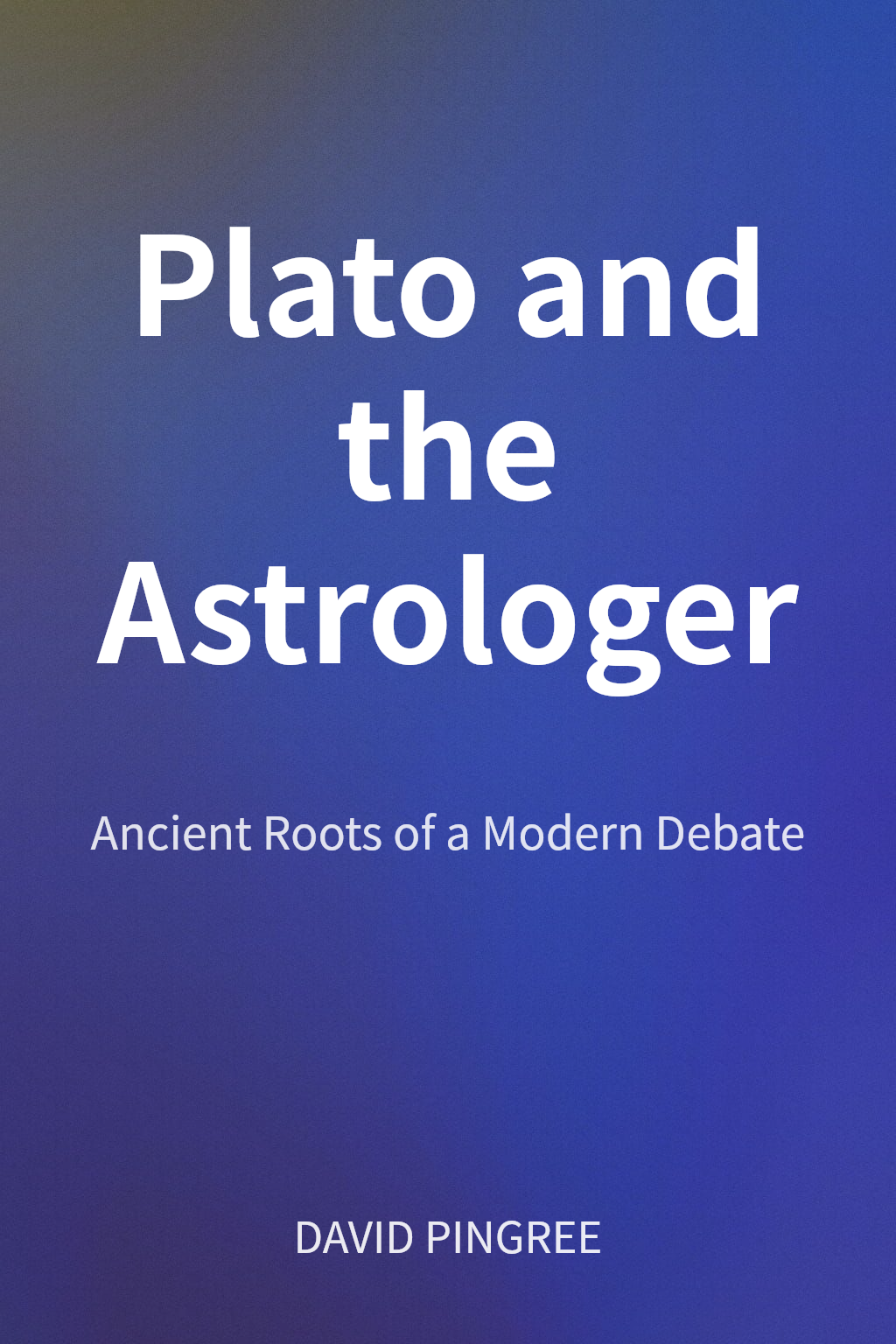 Plato and the Astrologer cover