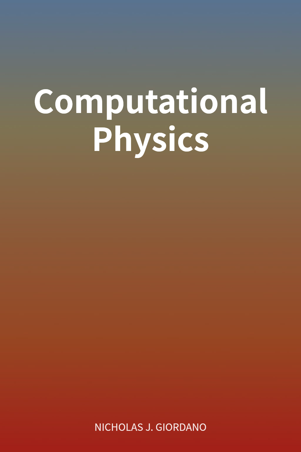 Computational Physics cover