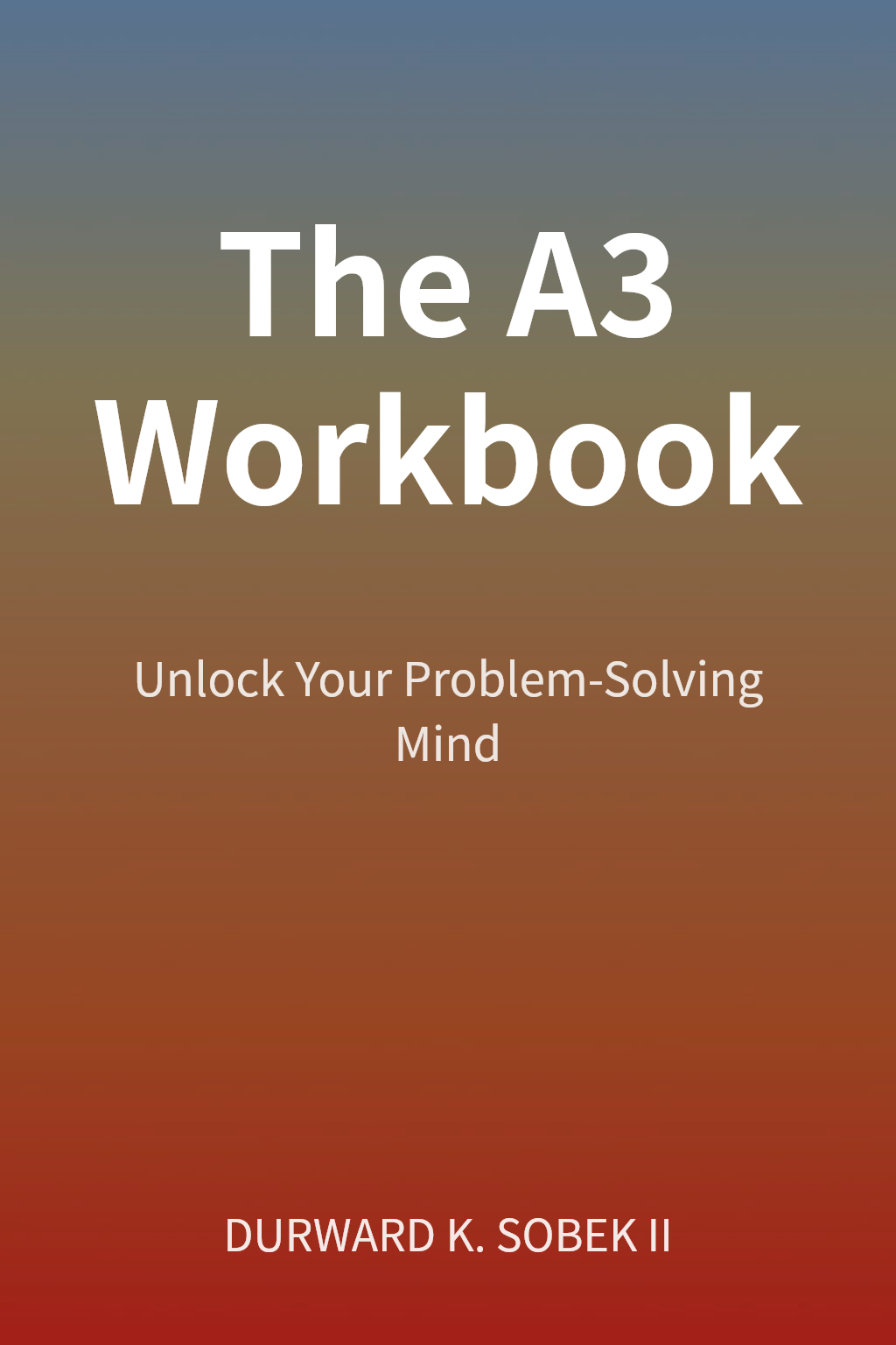 The A3 Workbook cover