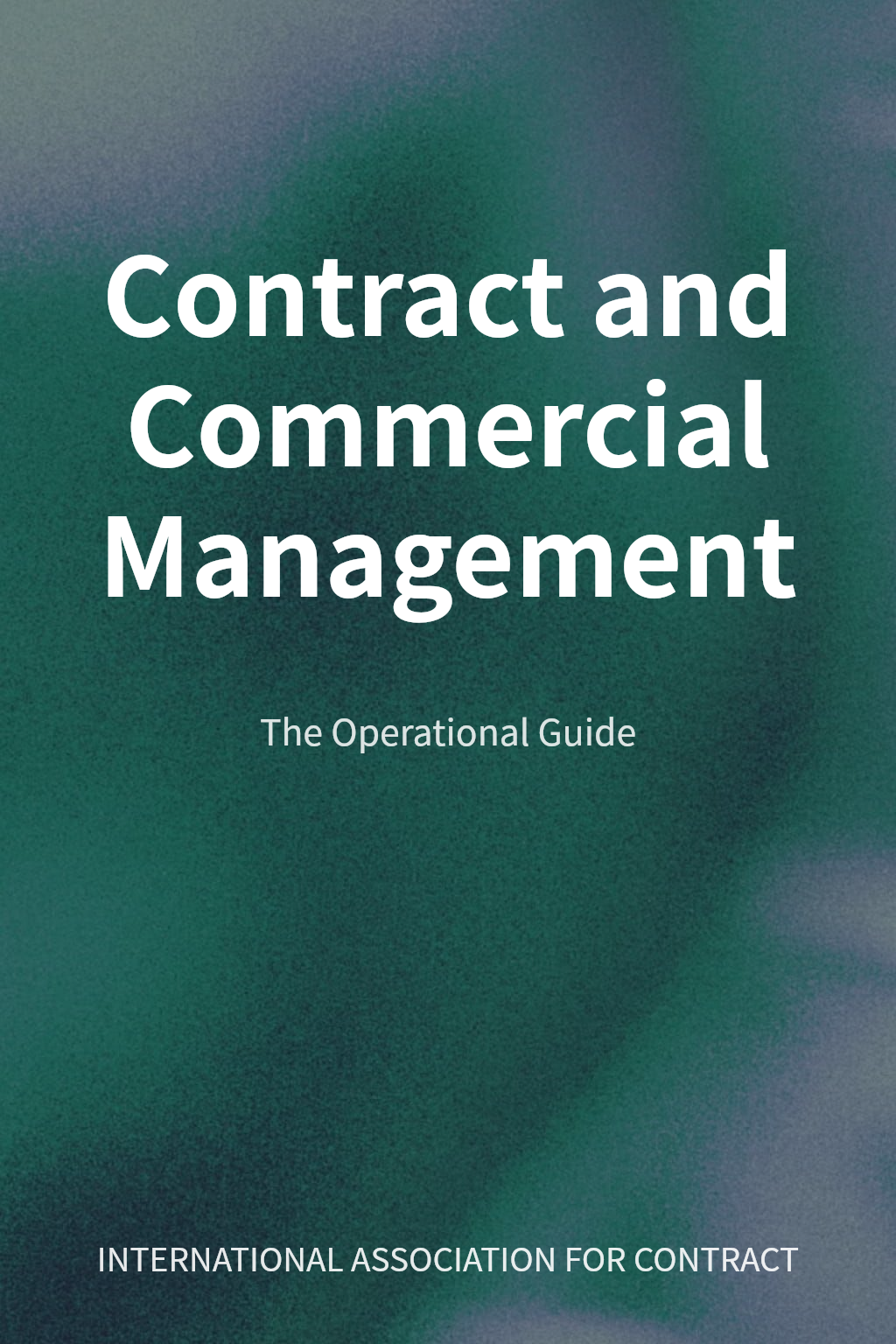 Contract and Commercial Management cover