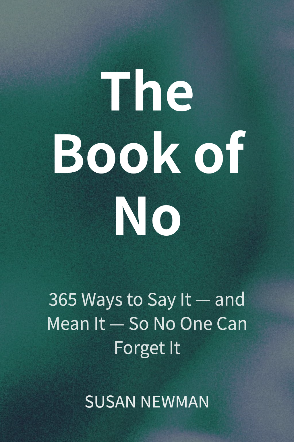 The Book of No cover