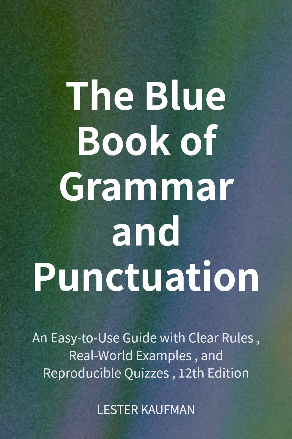 The Blue Book of Grammar and Punctuation cover
