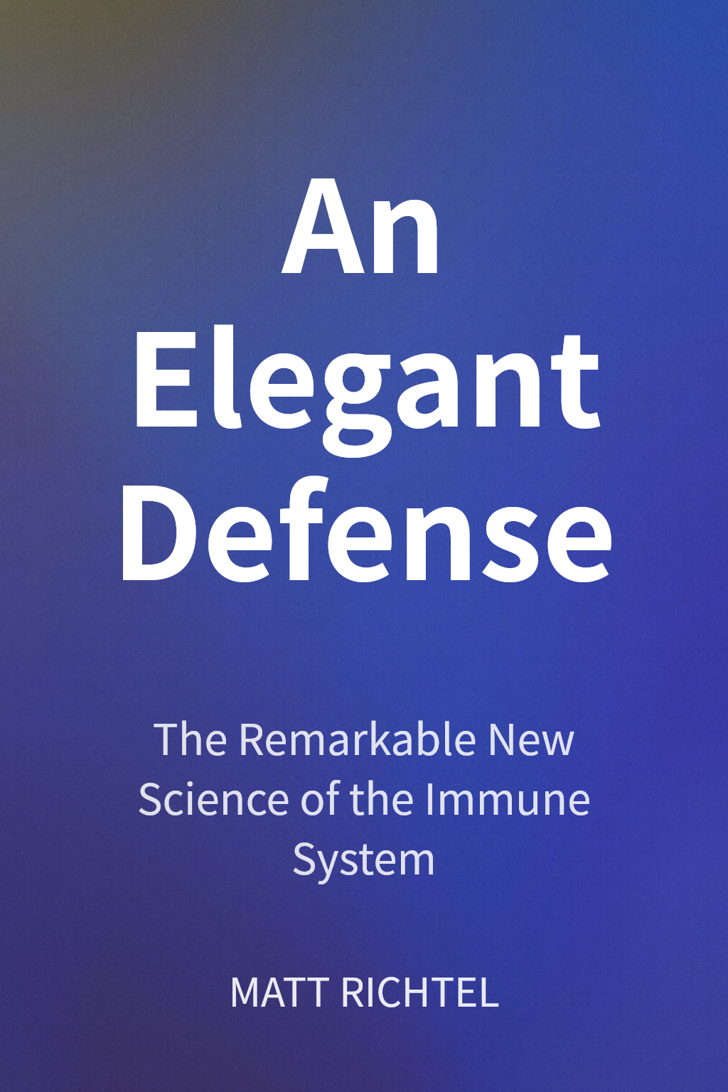 An Elegant Defense cover