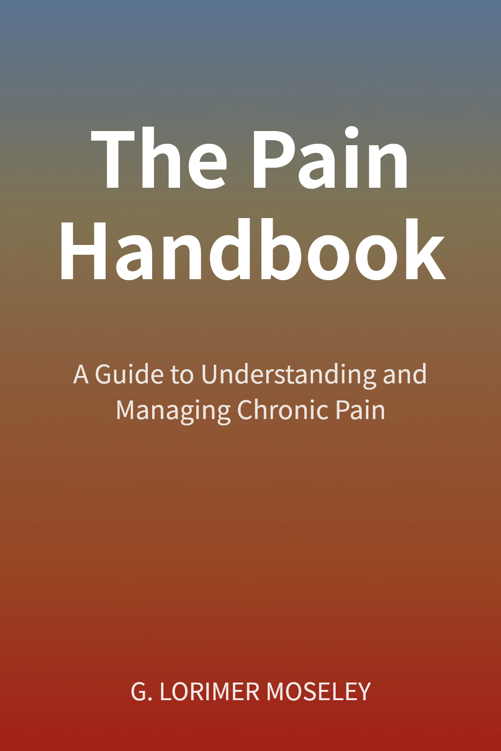 The Pain Handbook cover
