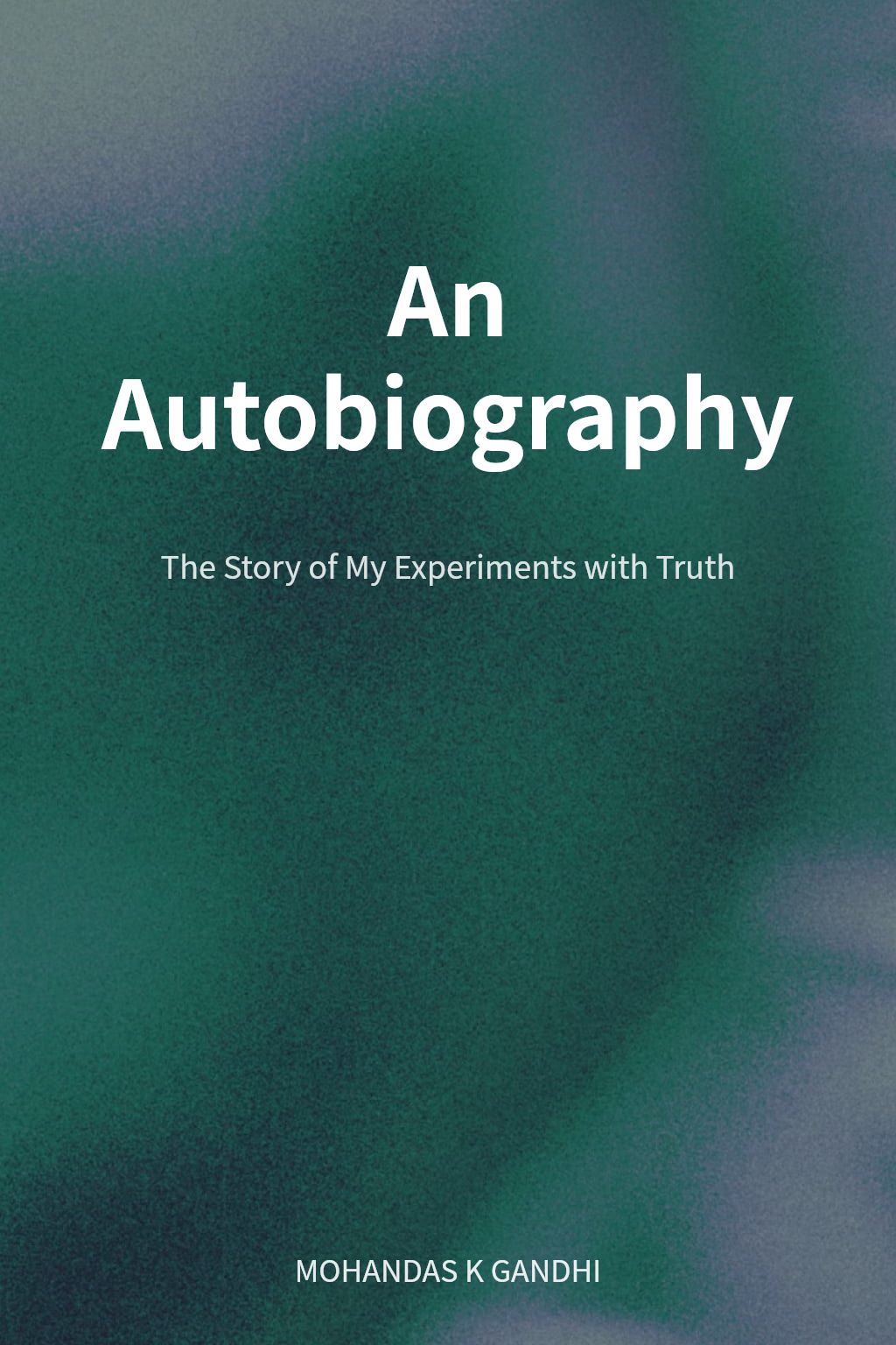 An Autobiography cover