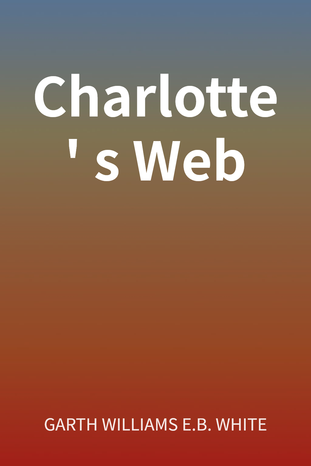 Charlotte's Web cover