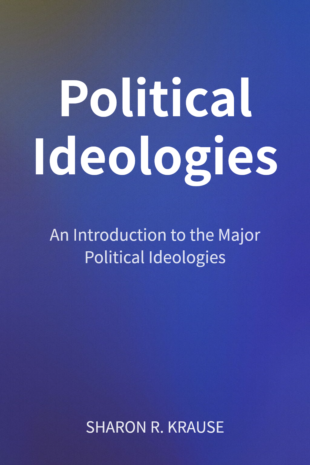 Political Ideologies cover