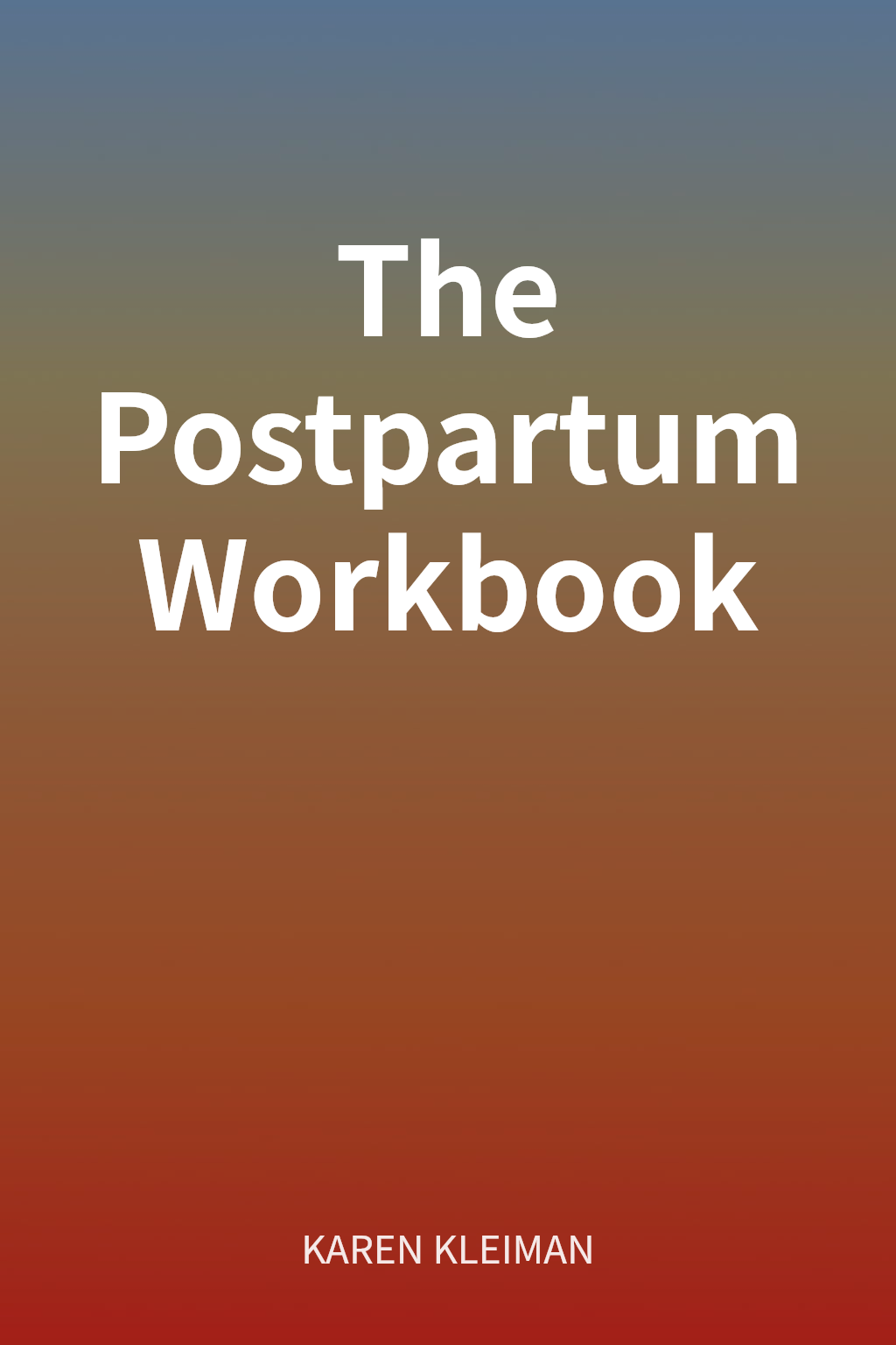 The Postpartum Workbook cover