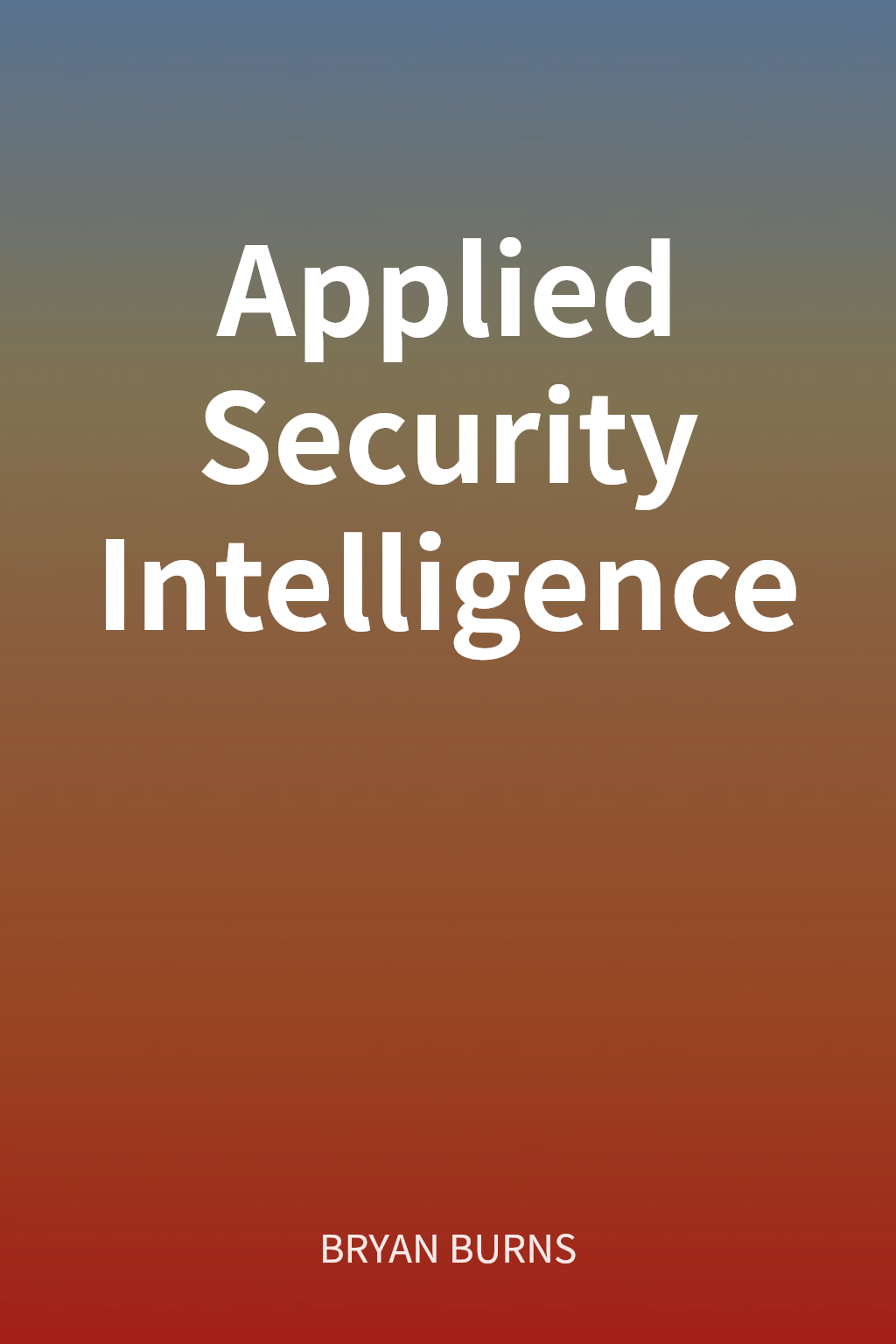 Applied Security Intelligence cover
