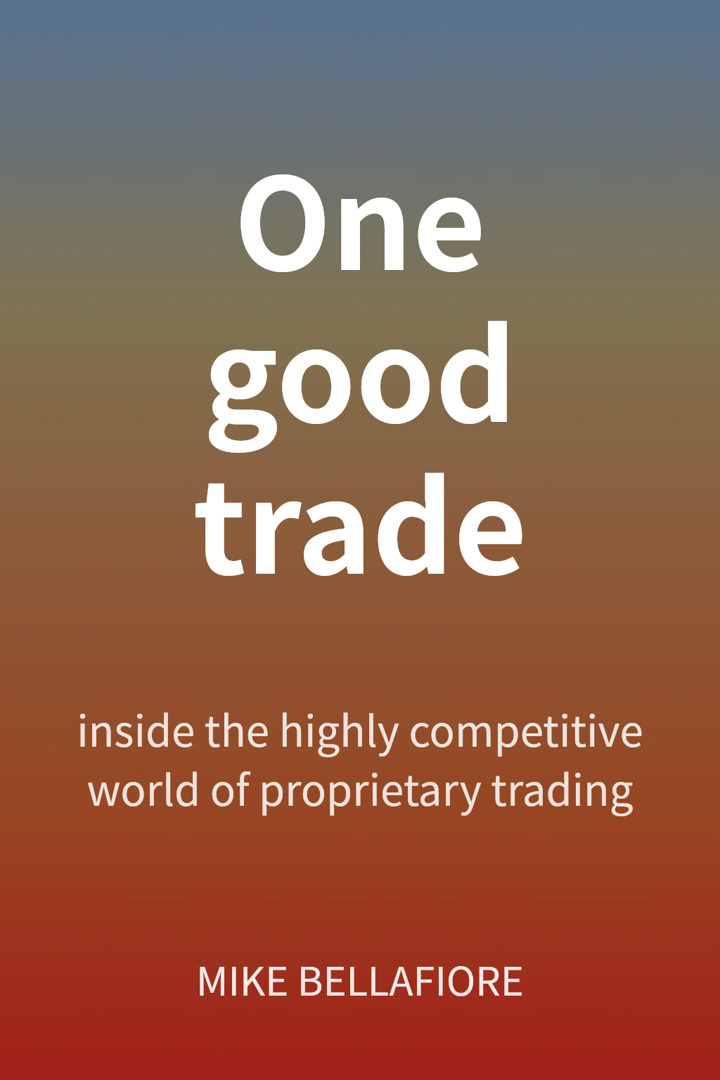 One good trade cover