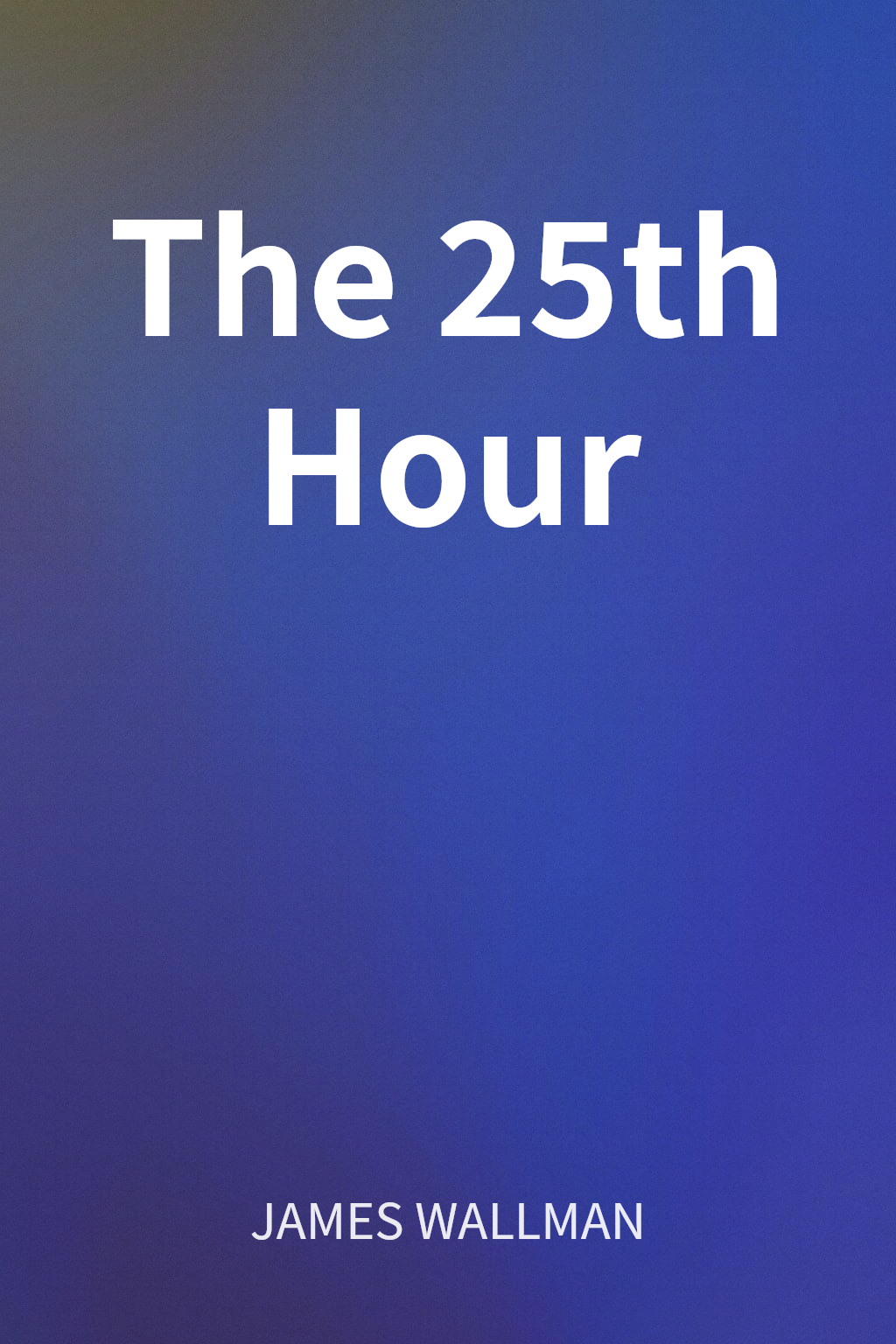 The 25th Hour cover
